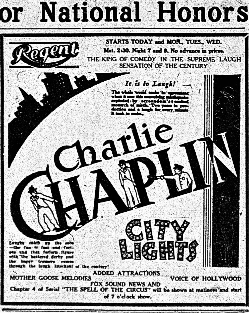 1931 May 16 p17 Regent Chaplin (2).JPG