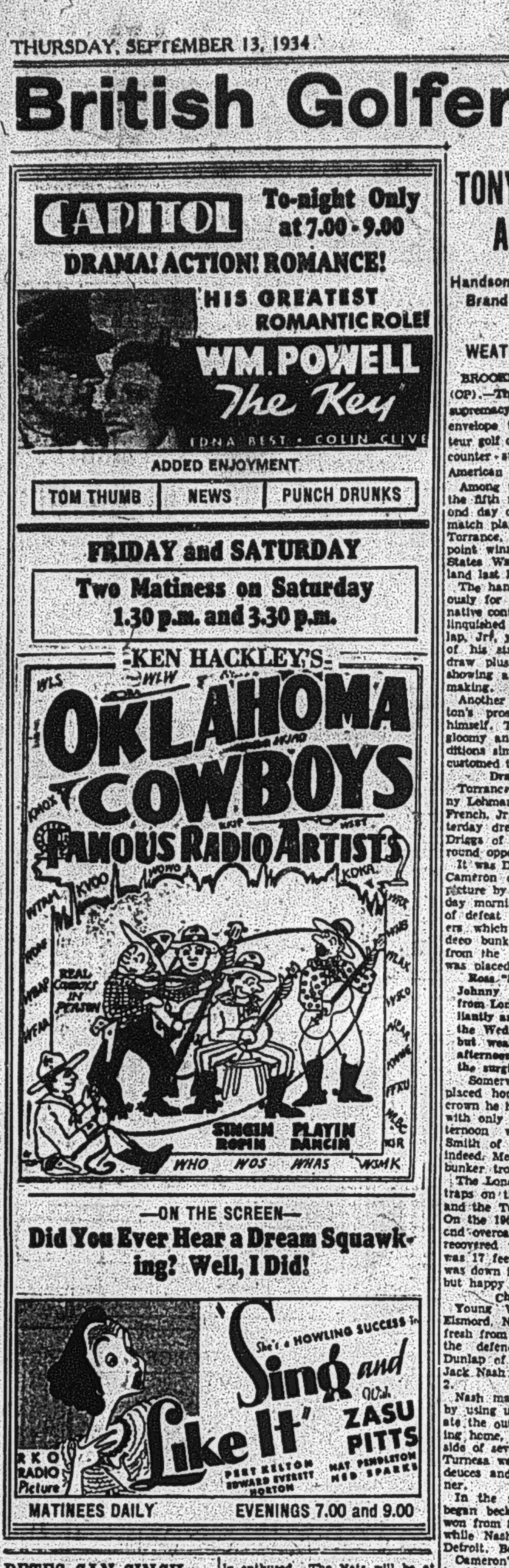 1934 Sept 13 p17 Capitol Okla Cowboys on stage.JPG