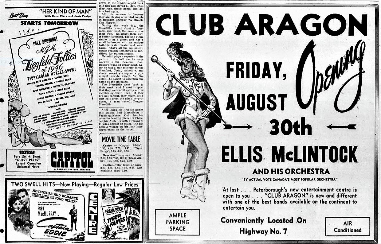 1946 Aug 27 p7 entertainment Club Aragon opens (2).JPG