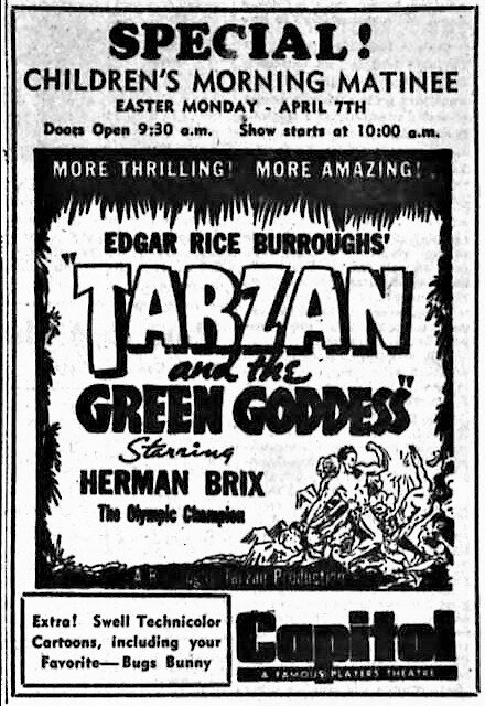 1947 April 5 p7 Capitol Sat am Tarzan (2).JPG