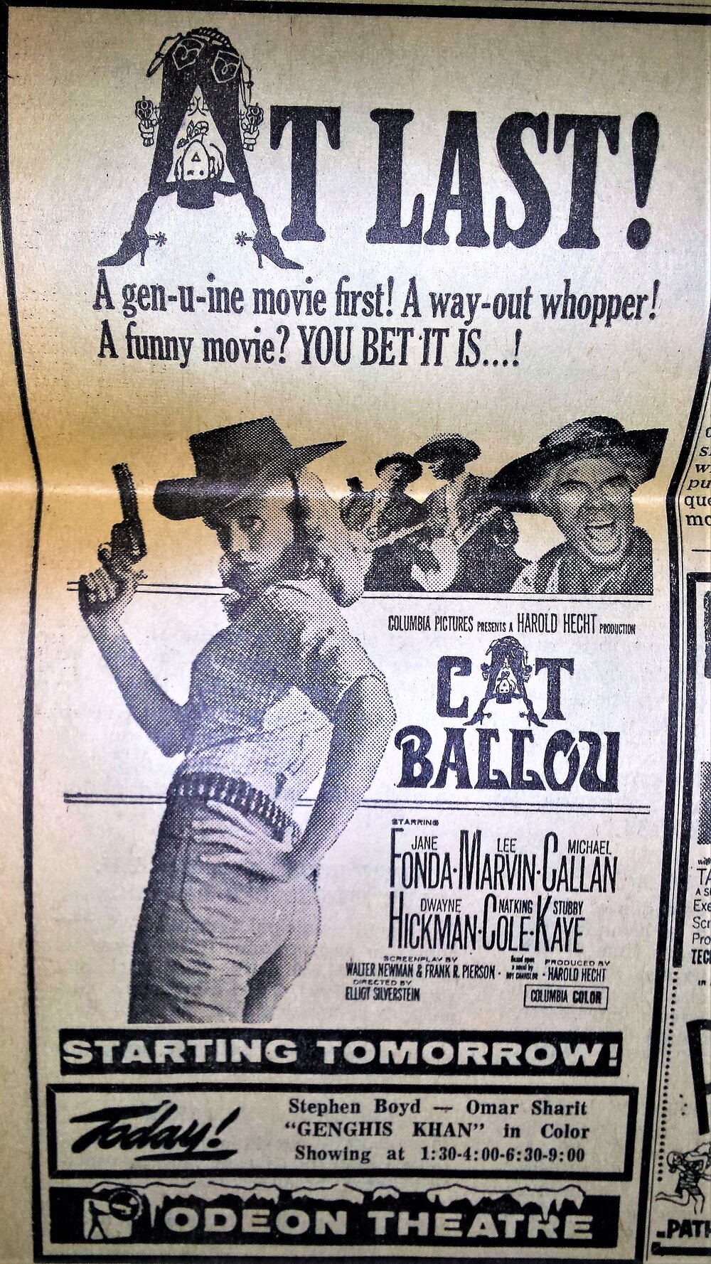 1965 Aug 17 p18 Odeon Cat Ballou 2 (2).jpg