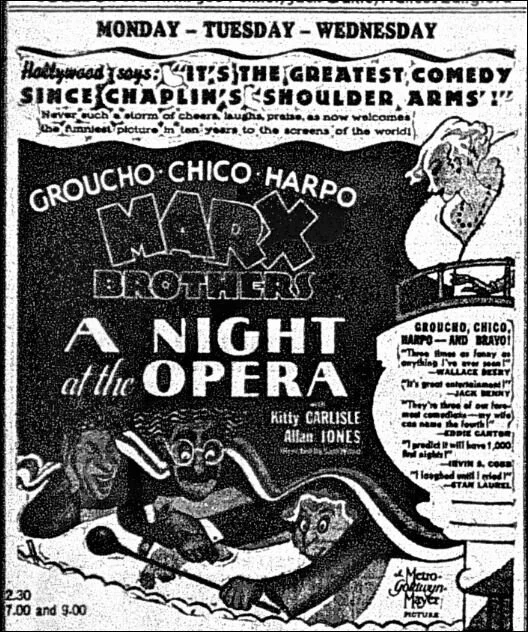 The Legend of Groucho and the Marx Brothers in Peterborough