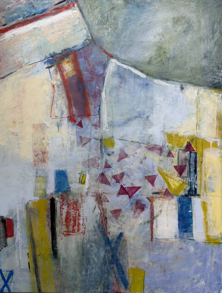 Up the Yardarm

 

 25 x 25 / OCW mixed media on birch panel  2026 / Available / $1475.00 