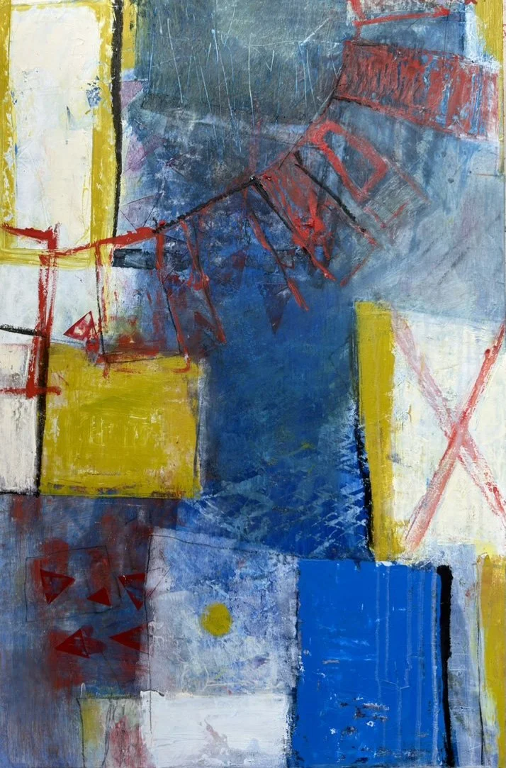 Race Flags

 

 25 x 25 / OCW mixed media on birch panel  2026 / Available / $1475.00 