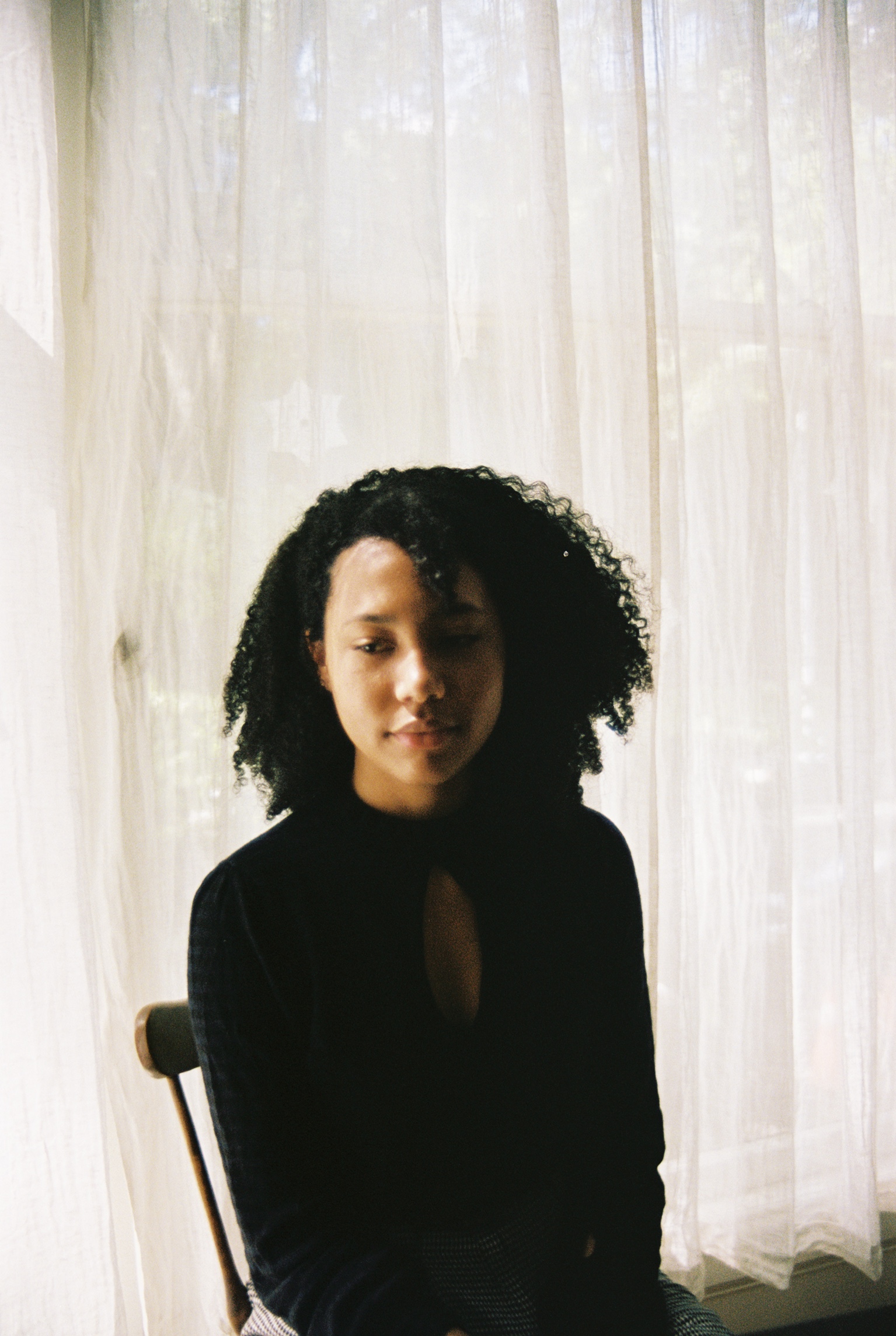 Alyssa in my Fort Greene family house captured by Natalie Yang.