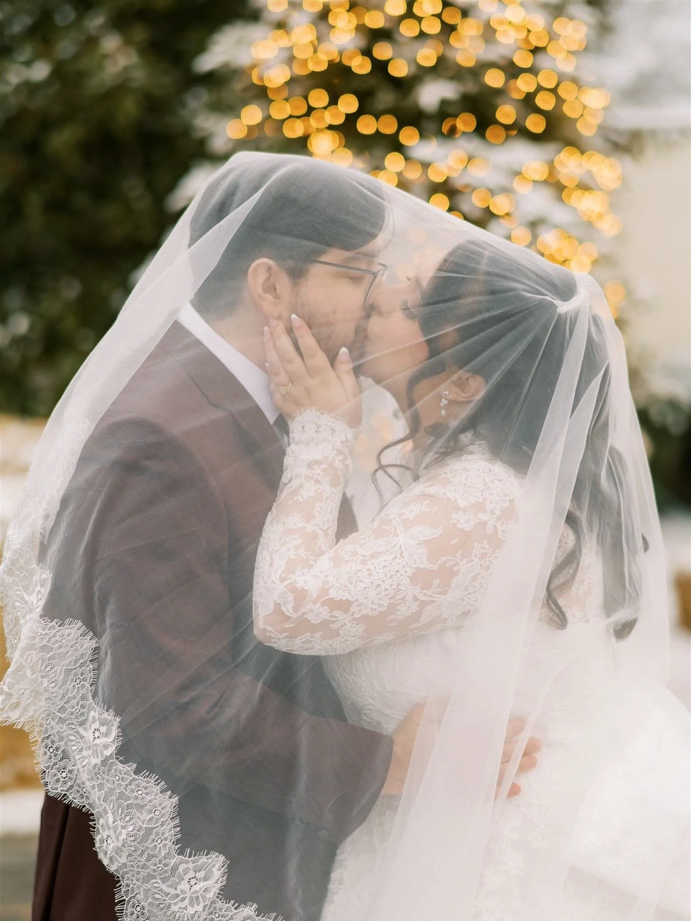 Giana &amp; Tim&rsquo;s wedding was so beautiful! What a magical winter wedding for the sweetest couple 🥰
