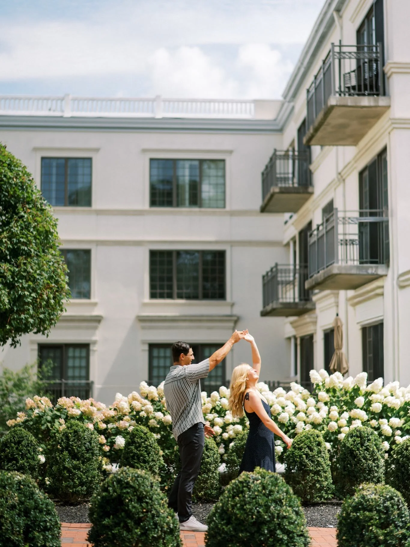 When down town Morristown was glowing this summer for Bobby and Hannah&rsquo;s proposal ✨