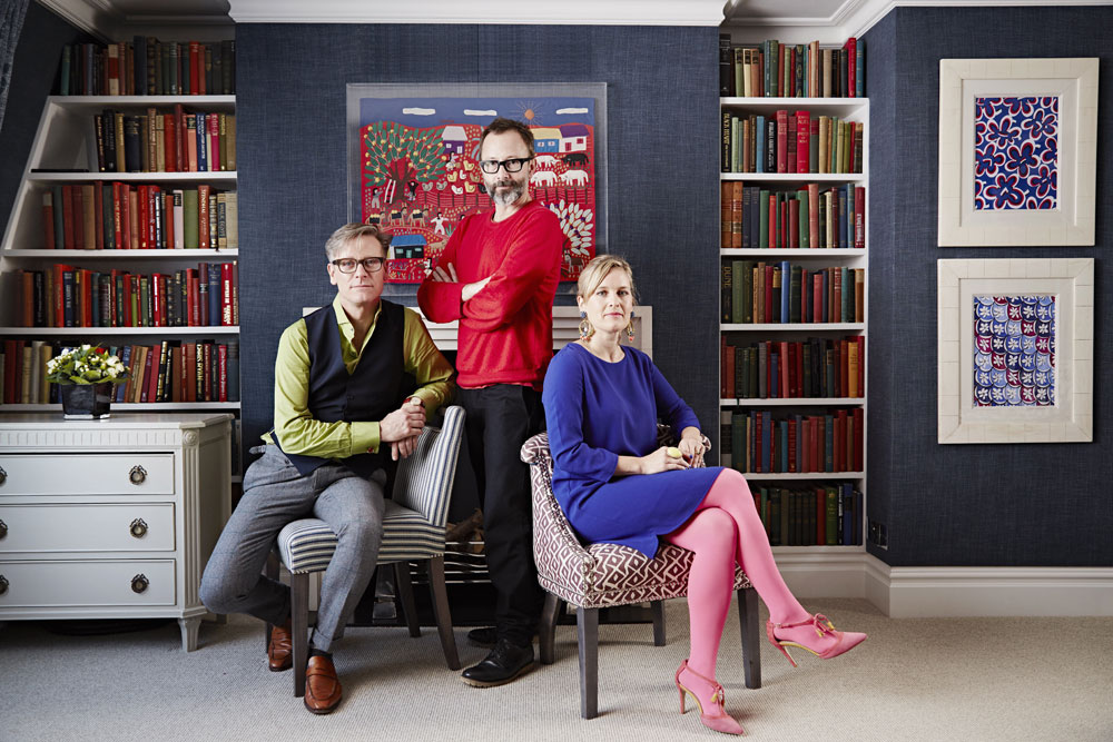 Sophie and the presenters of Great Interior Design Challenge