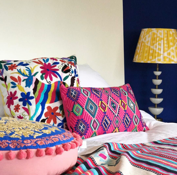 i'm deeply envious of Sophie's cushion collection