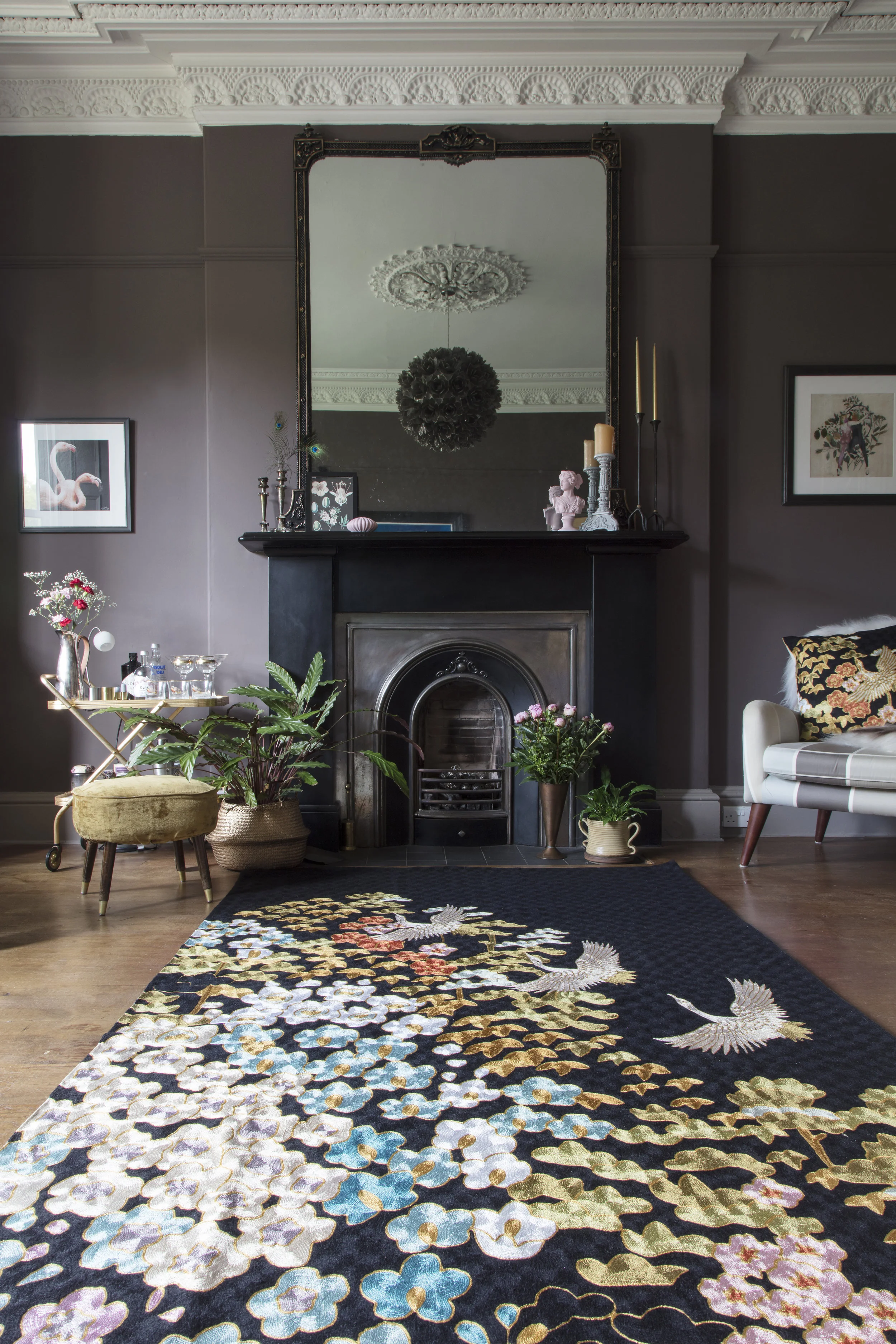 Wendy's Mount Orient rug in the Home of Fiona Cameron @around_houses