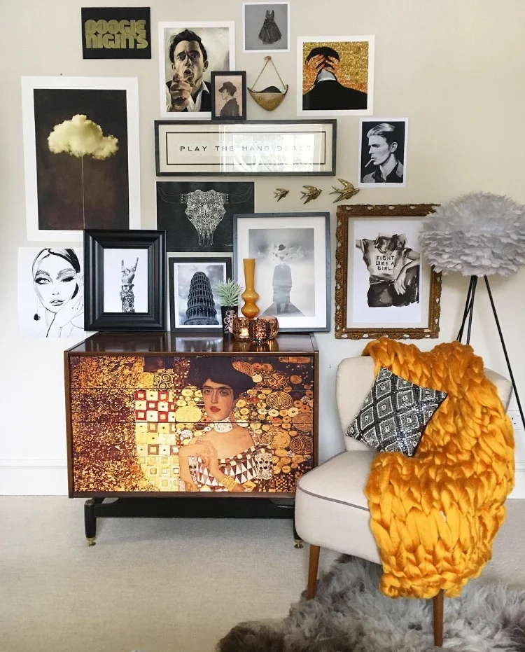 Master Bedroom, look at that chest of drawers!