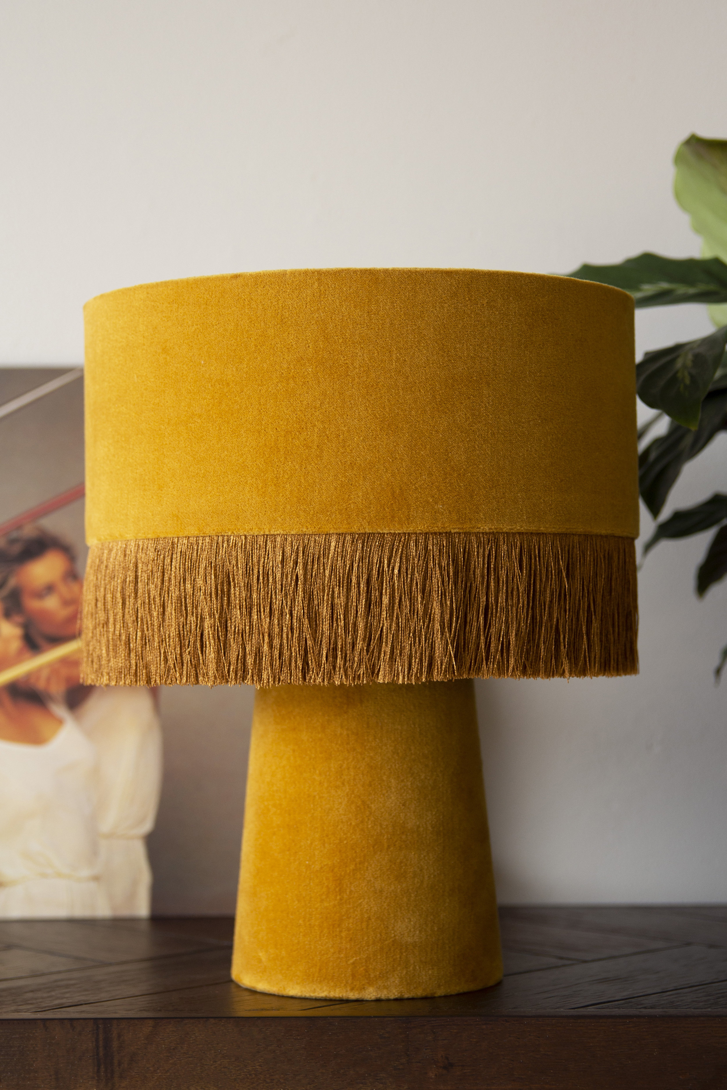 rockettstgeorge_All Over Velvet Table Lamp With Fringe - Mustard_lifestyle_highres.jpg