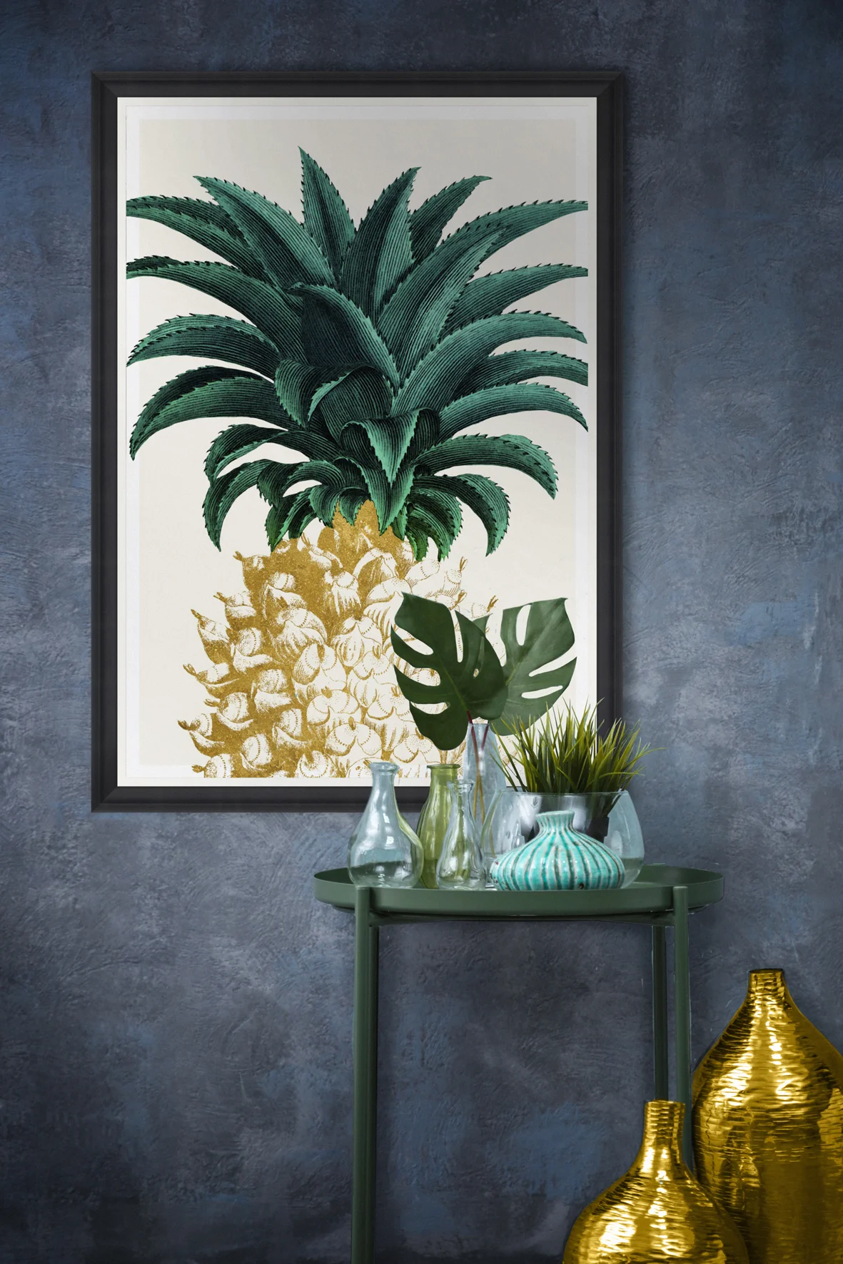 Pineapple Sweet Framed Wall Art by MINDTHEGAP.jpg