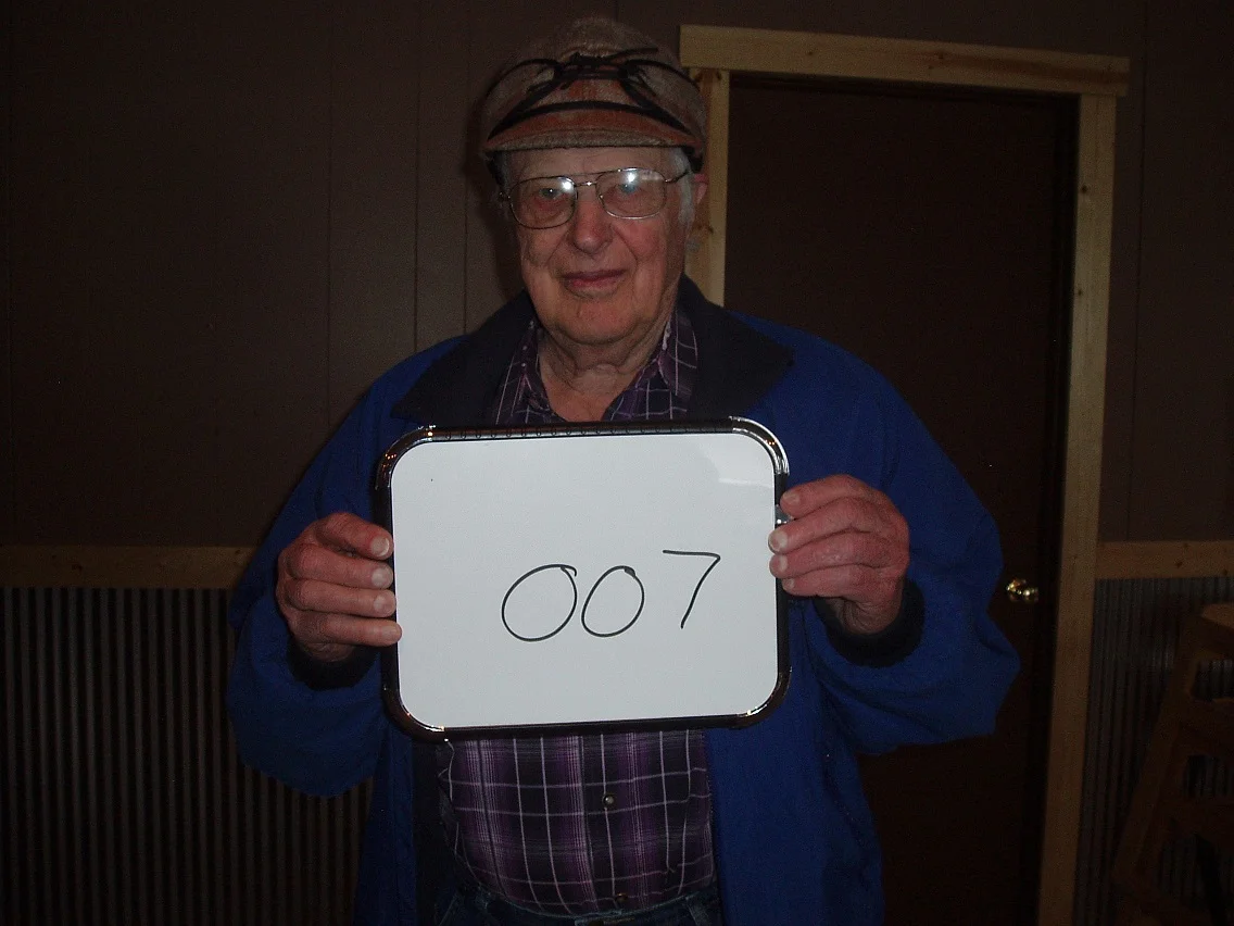 This Old Cowboy is 89 years old today but can still “Draw” Tom Houck picks the winner of the weekly South Dakota Walleye Classic Festival gun drawing. Happy Birthday Tom!! The winner is: Tom Wanttie Aberdeen, SD Tom wins a: Heritage Roughrider Pistol Bill Waeckerle SDWCF