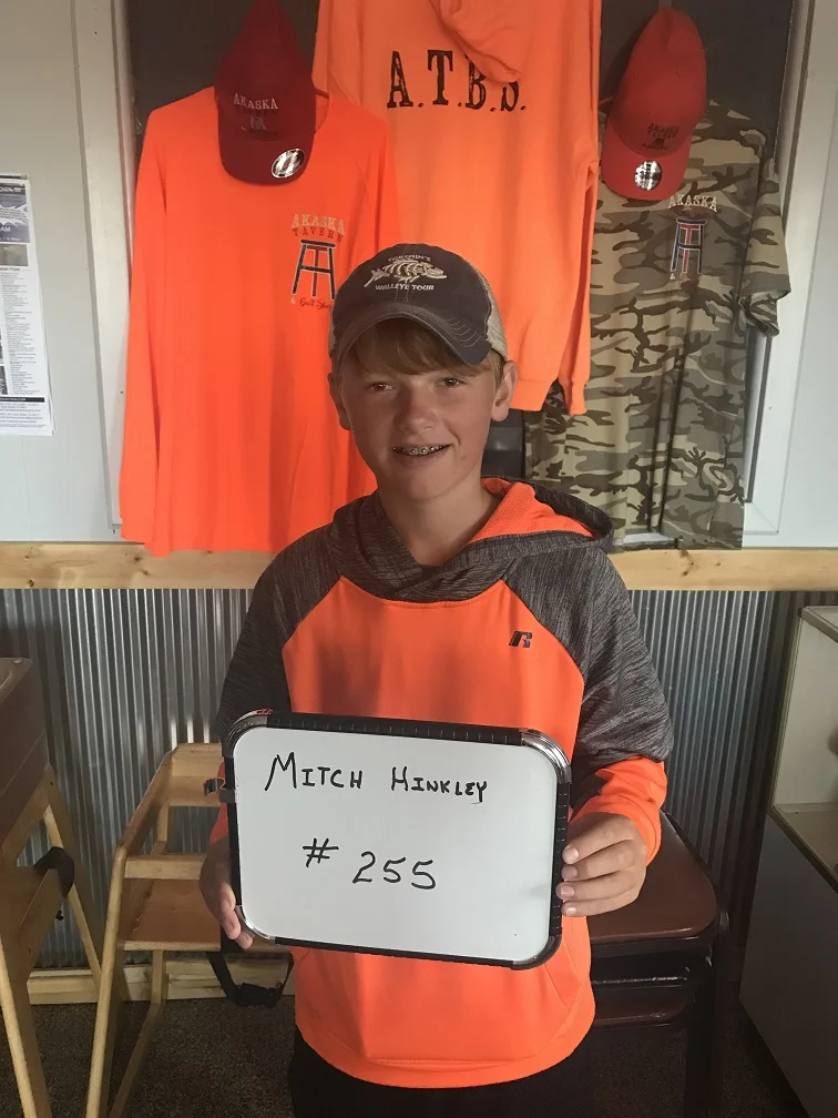Beau Schilling drew the winner of the weekly South Dakota Walleye Classic Festival gun drawing at the Akaska Tavern & Bait Shop. The winner is: Mitch Hinkley Gettysburg, SD Mitch wins a: NEF Hawk Pardner Pump Shotgun Craig Mehlhaff President SDWCF