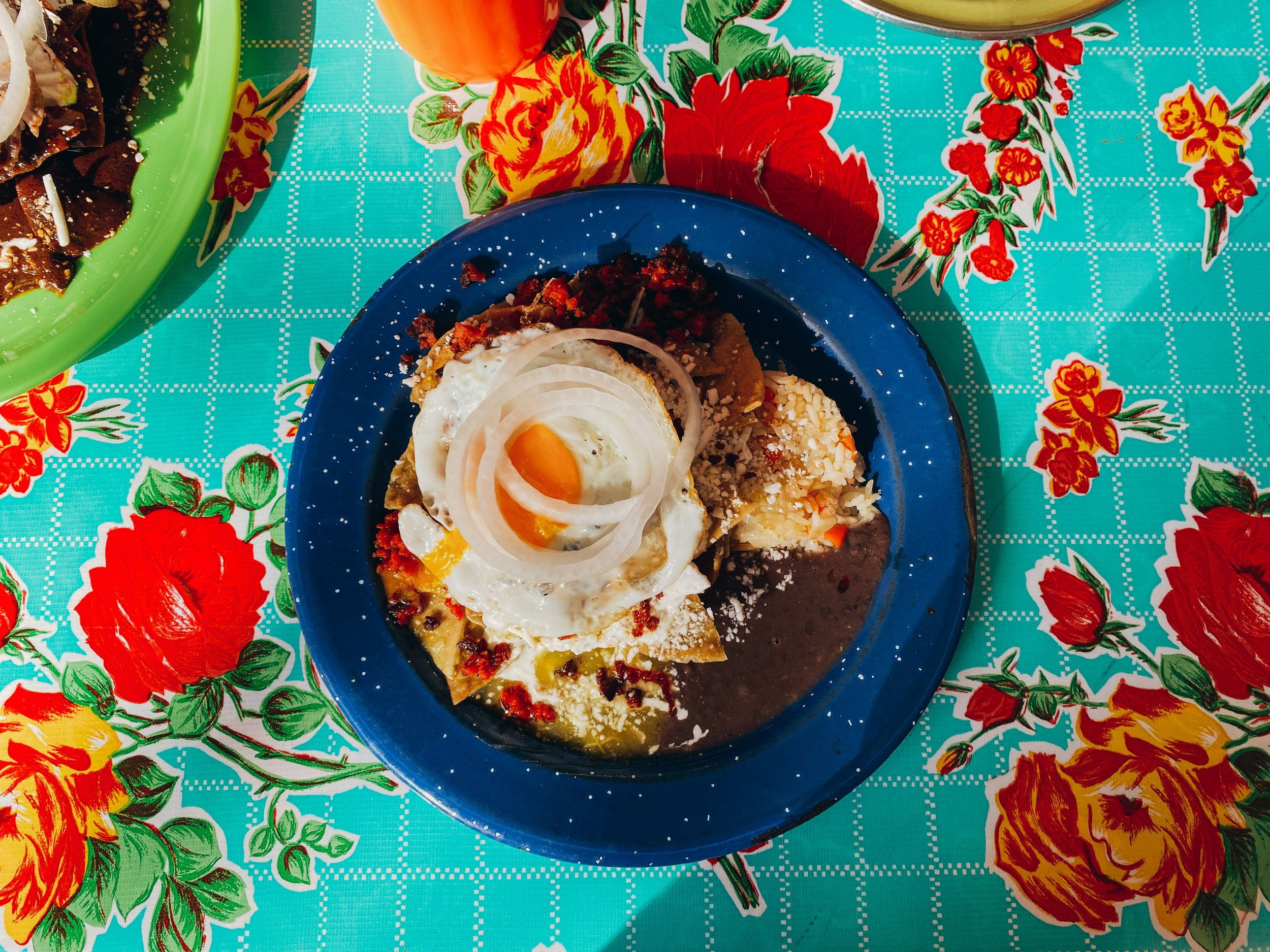 chilaquiles mexico city breakfast