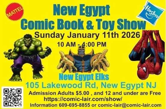 New Egypt Comic Book &amp; Toy Show