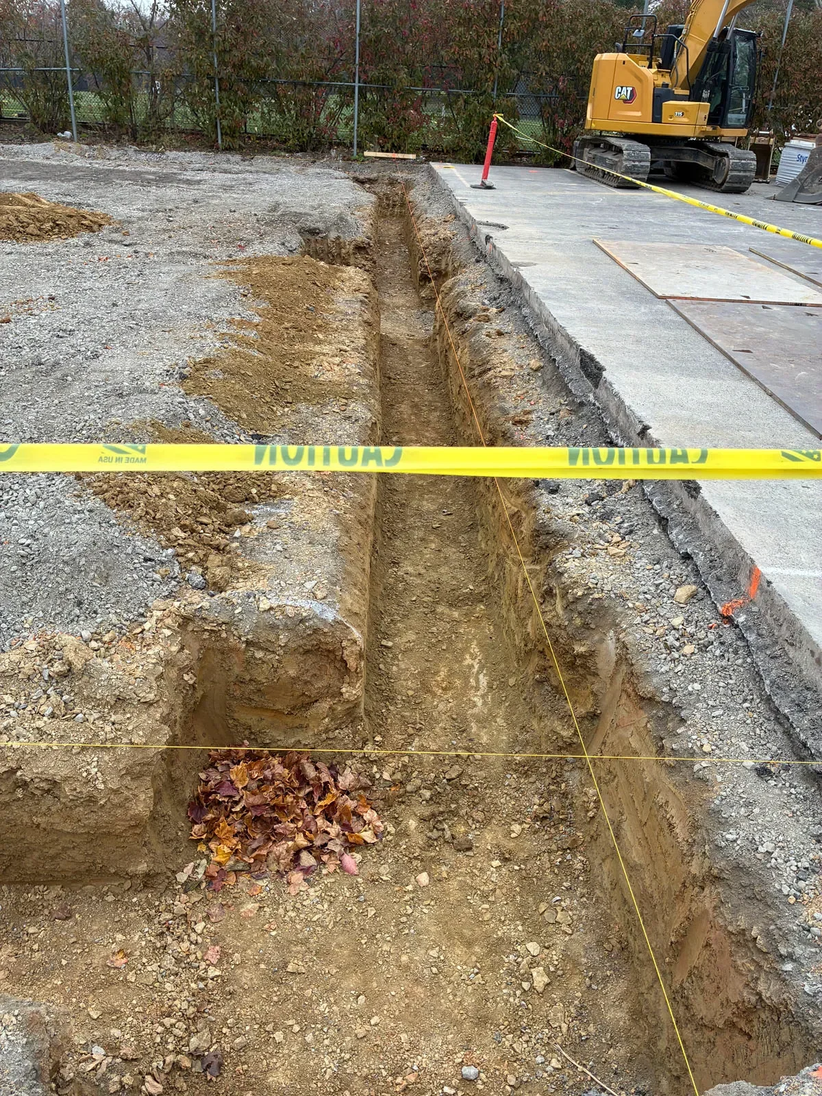 Foundation Excavation Column Line A Looking North.webp