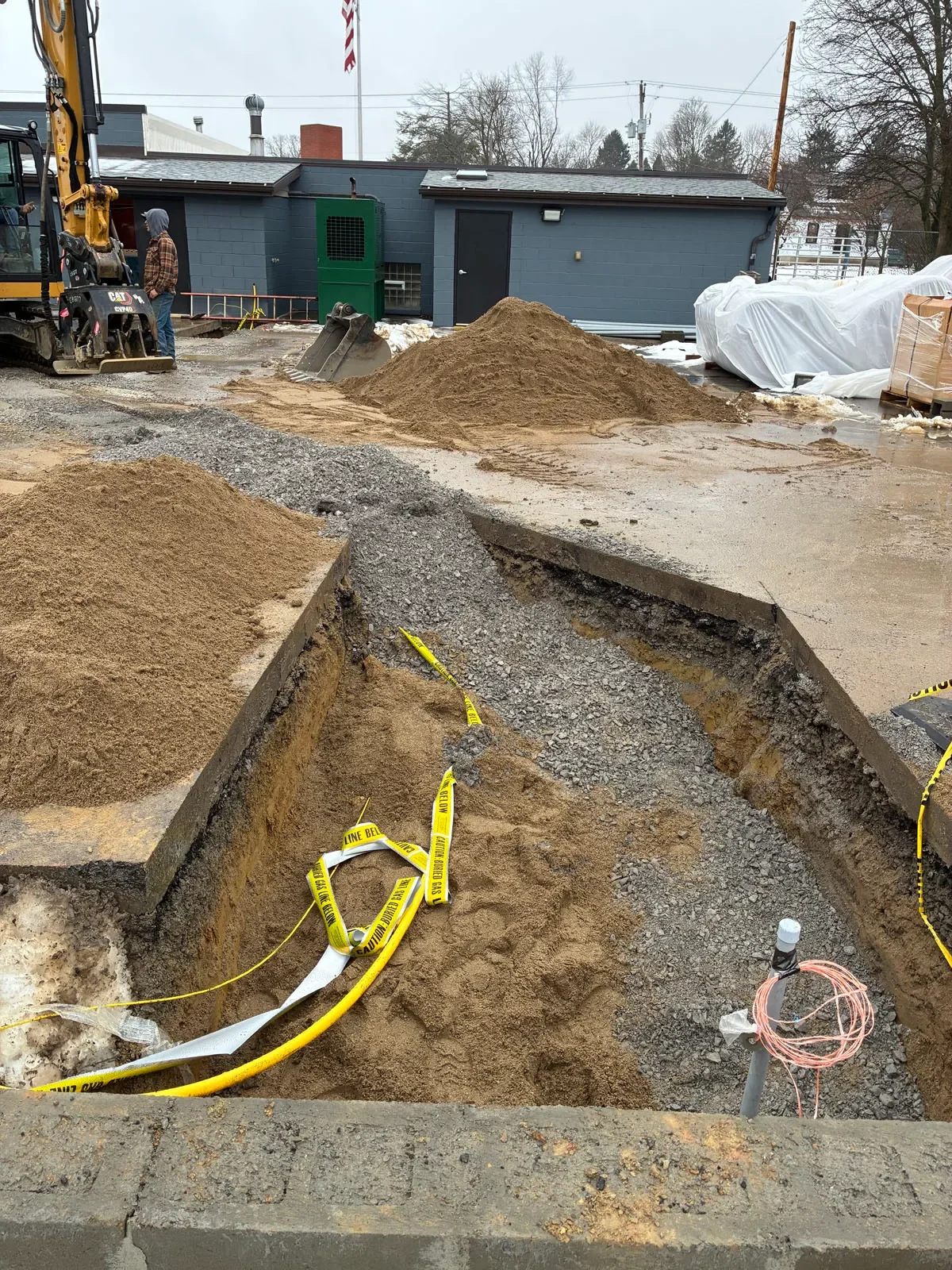 Trench for UG Water&Gas&Spare Conduit at Col A3.webp