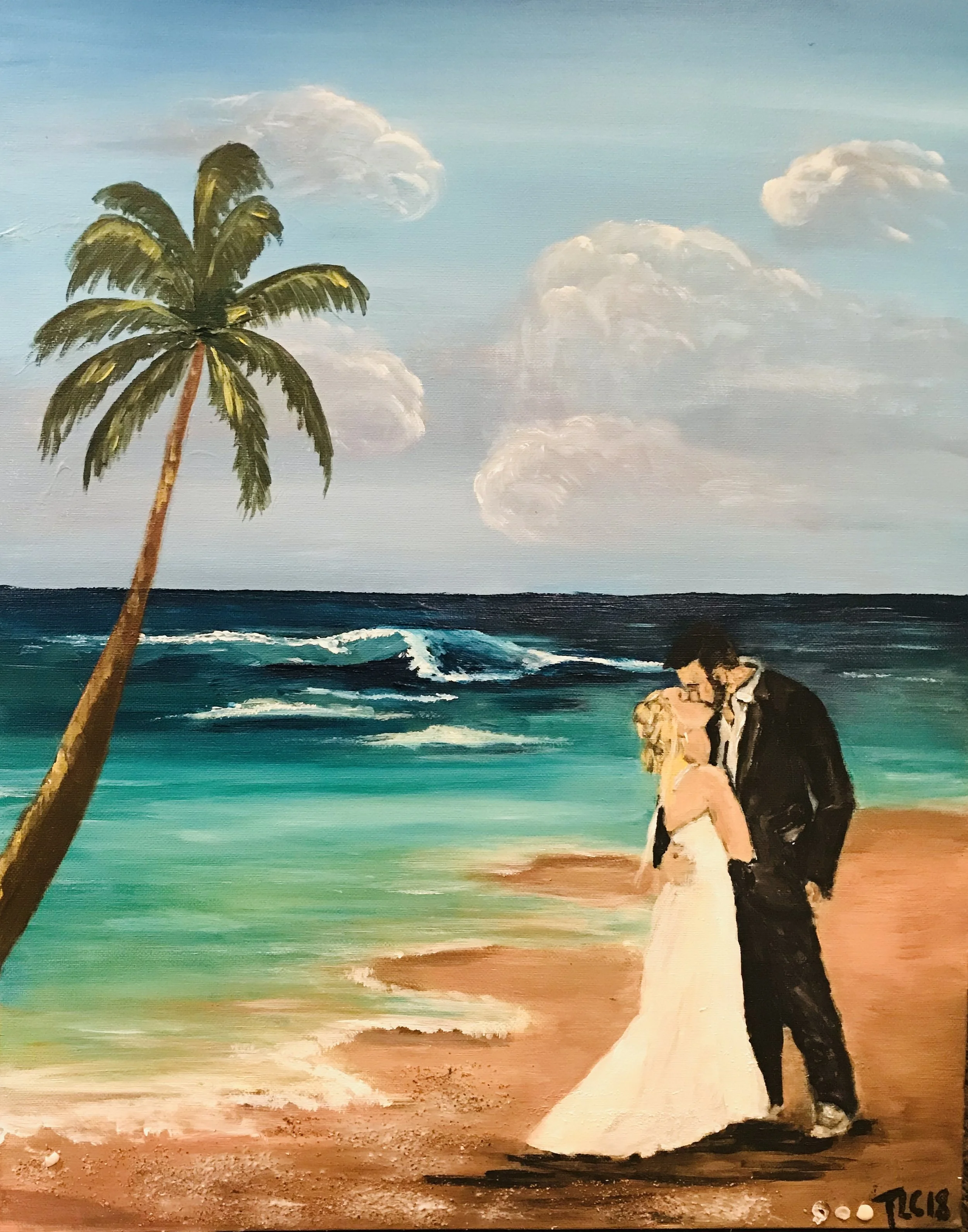  16 X 20 custom oil painting 