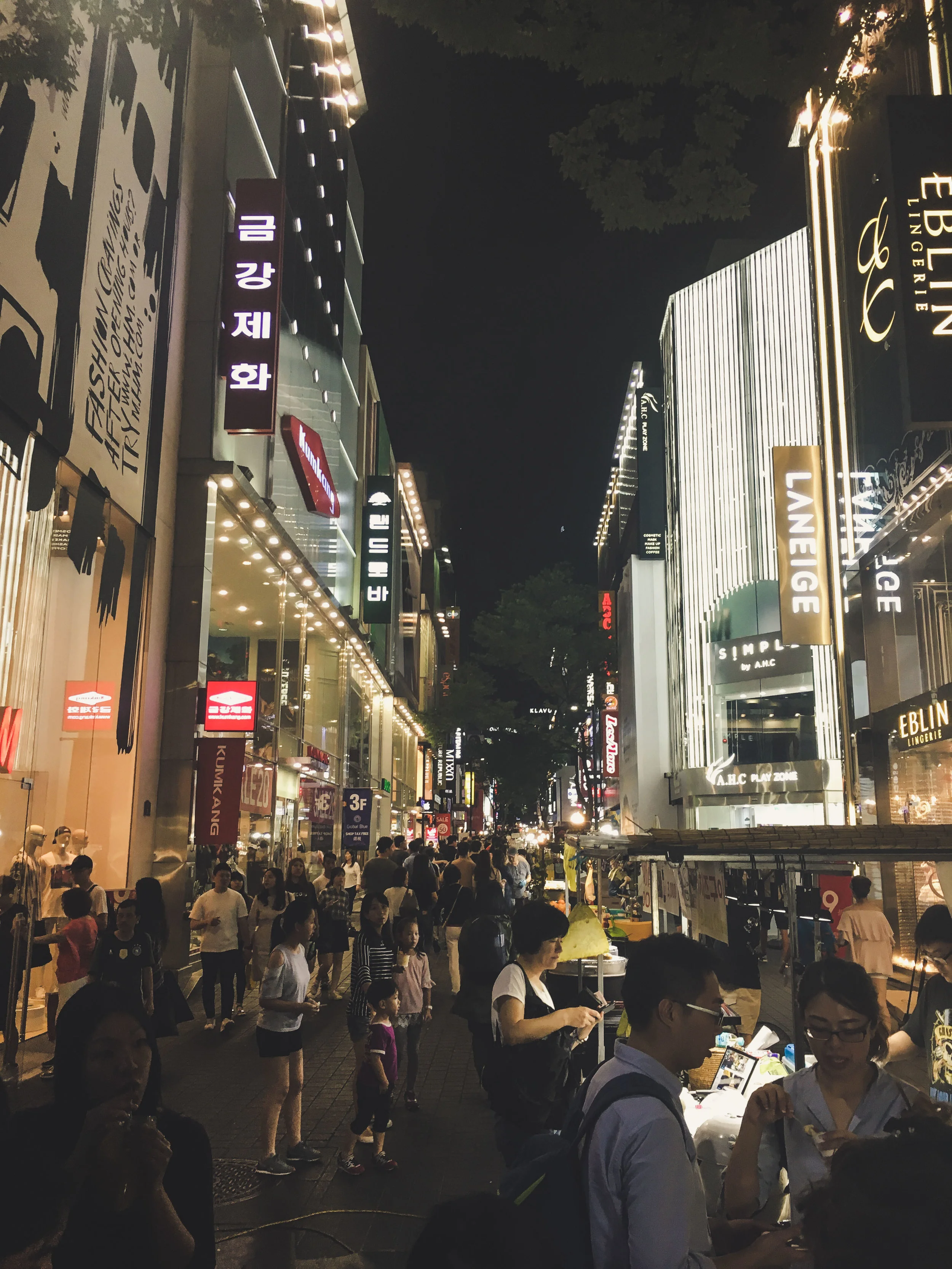 In the heart of Myeongdong 
