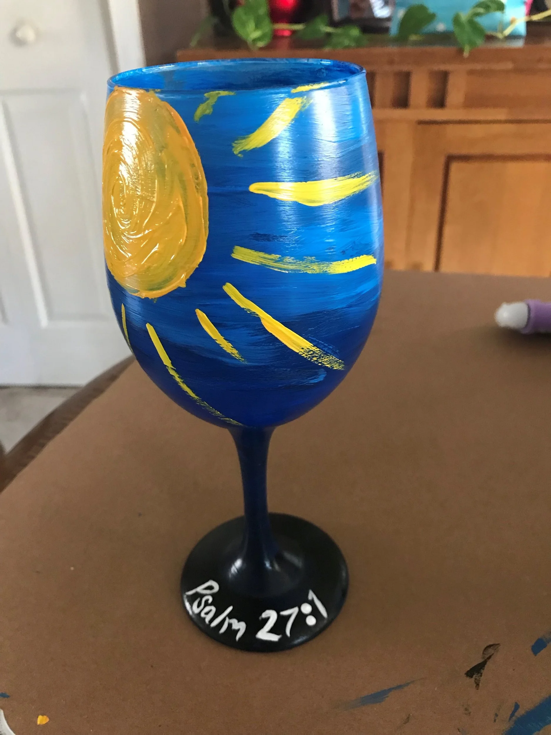 Psalm 27:1 Glass