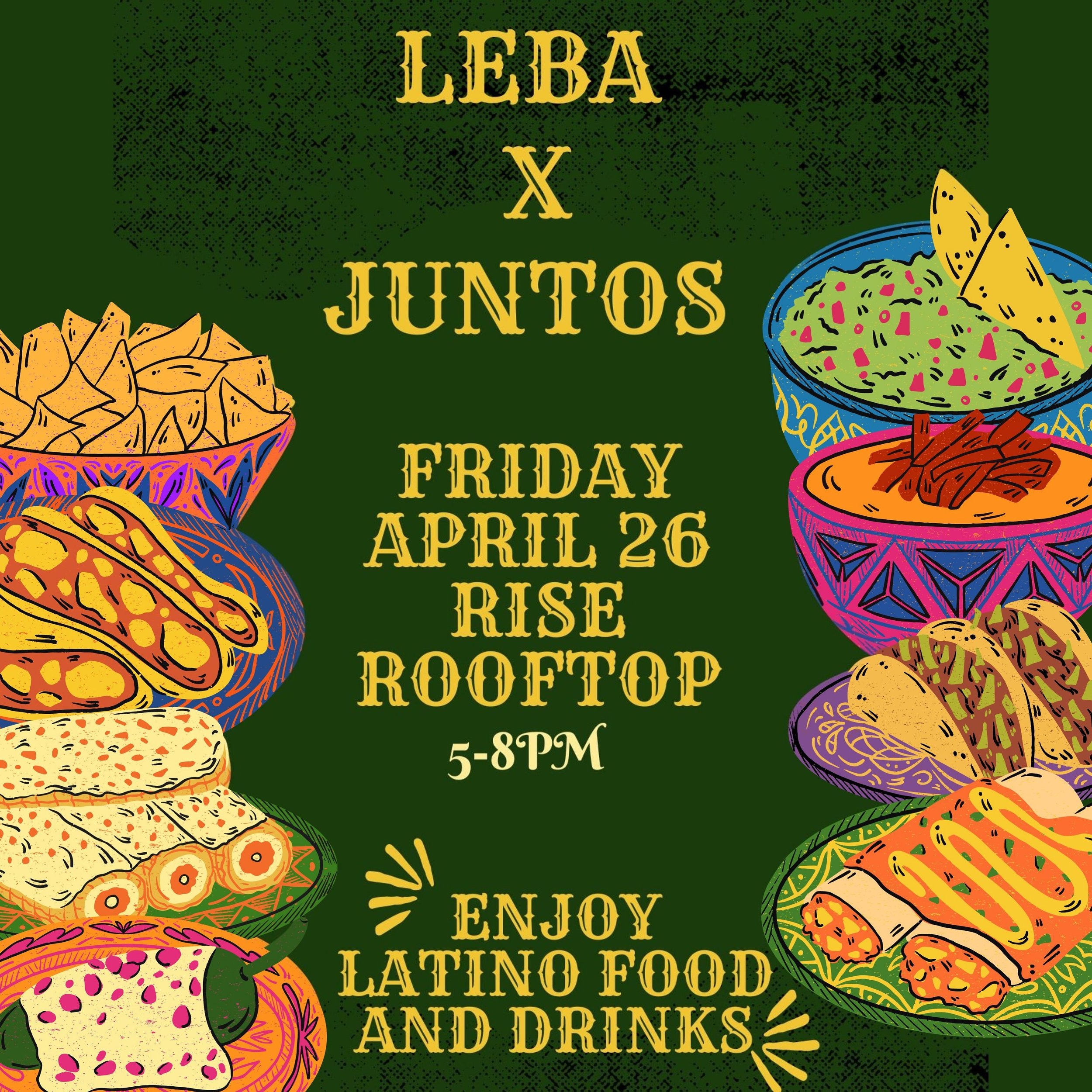 Juntos community service opportunity this Friday! 🤝🏼 Learn about Juntos, a new organization on campus focused on helping hispanic immigrants and refugees learn english and adapt to american culture! 🇺🇸
Come with an empty stomach to enjoy Latin Am