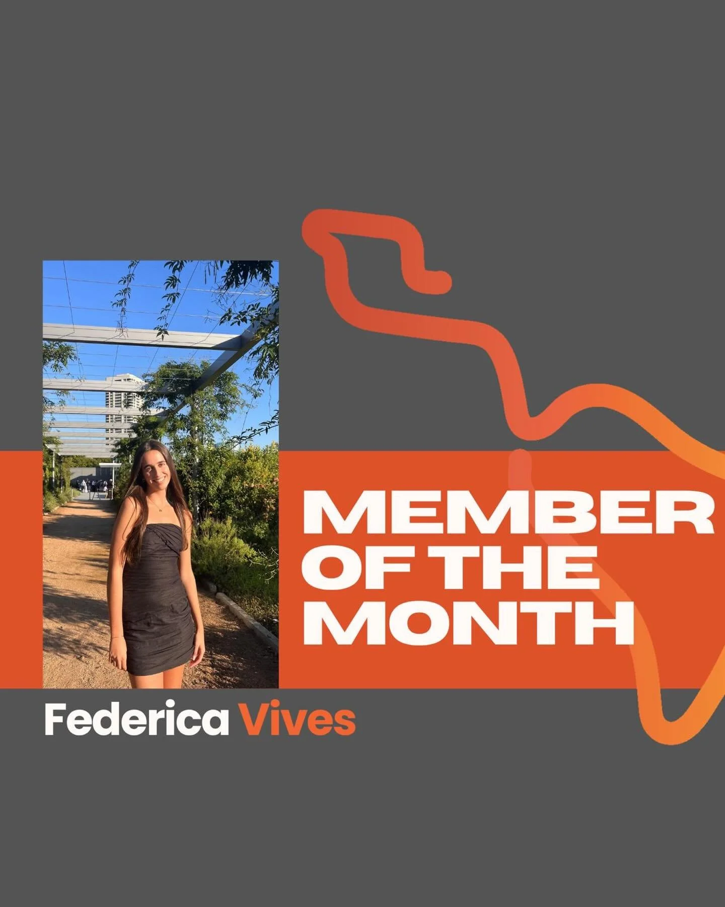 Congratulations to our March Member of the Month, Federica Vives! 🧡✨

Your prize will be given to you this week. 🏆

How to win Member of the Month?
Collect as many member points by going to general meetings, social events including LebaRun, LebaYog