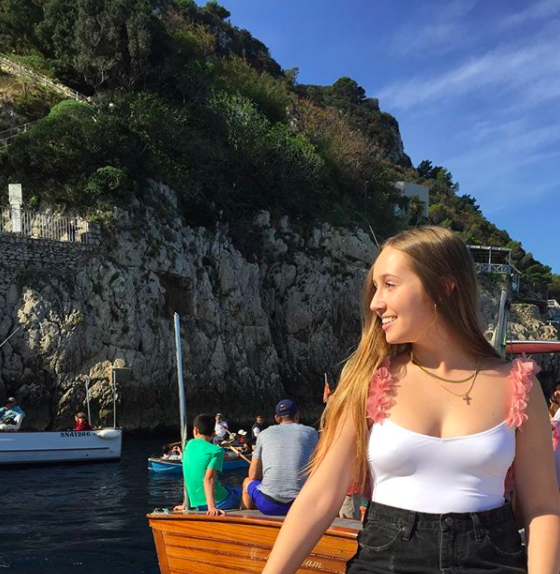 Claire in Italy