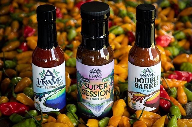 🌶️ Whether you live in Orlando, Orange City, Ocala, Oviedo, or Ocoee, you can now get your hands on the popular St. Augustine-based datil pepper hot sauces created by @aframesauce With three flavors respectively (flagship A Frame Datil Pepper Sauce,