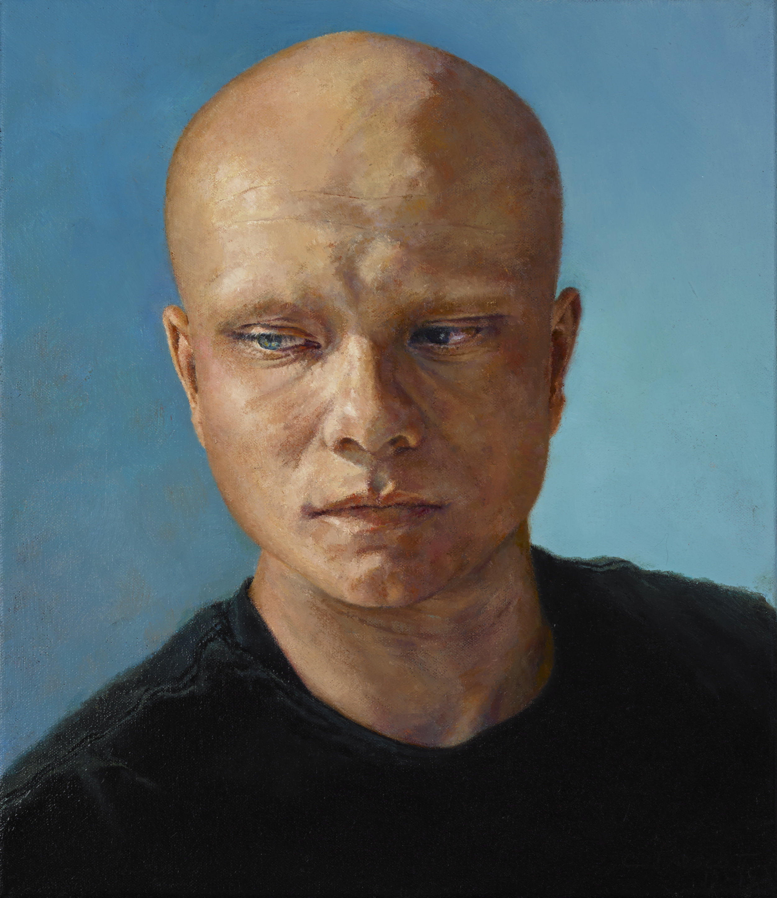   Skylar , Oil on Canvas, 2014, 15" x 13", Private Collection 