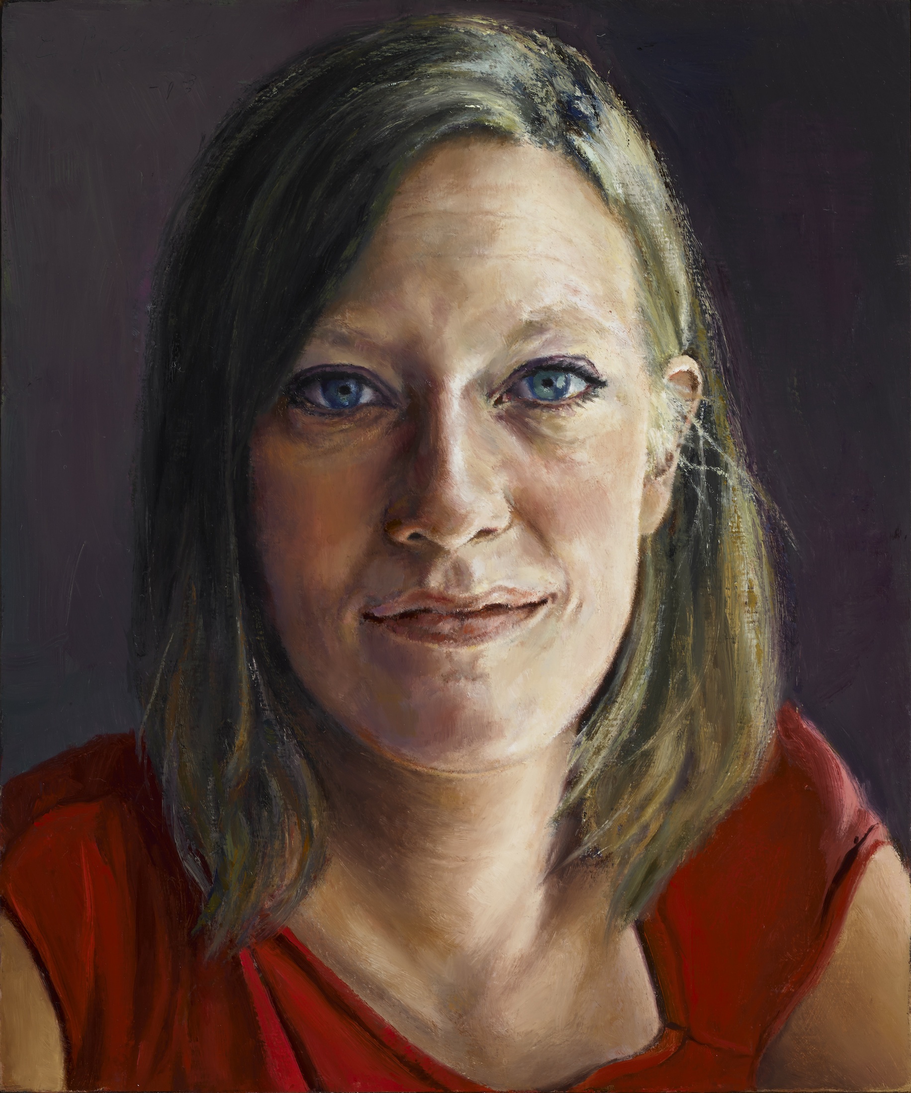   Grace , Oil on Wood Panel. 2003-2013, 12" x 10", Private Collection 