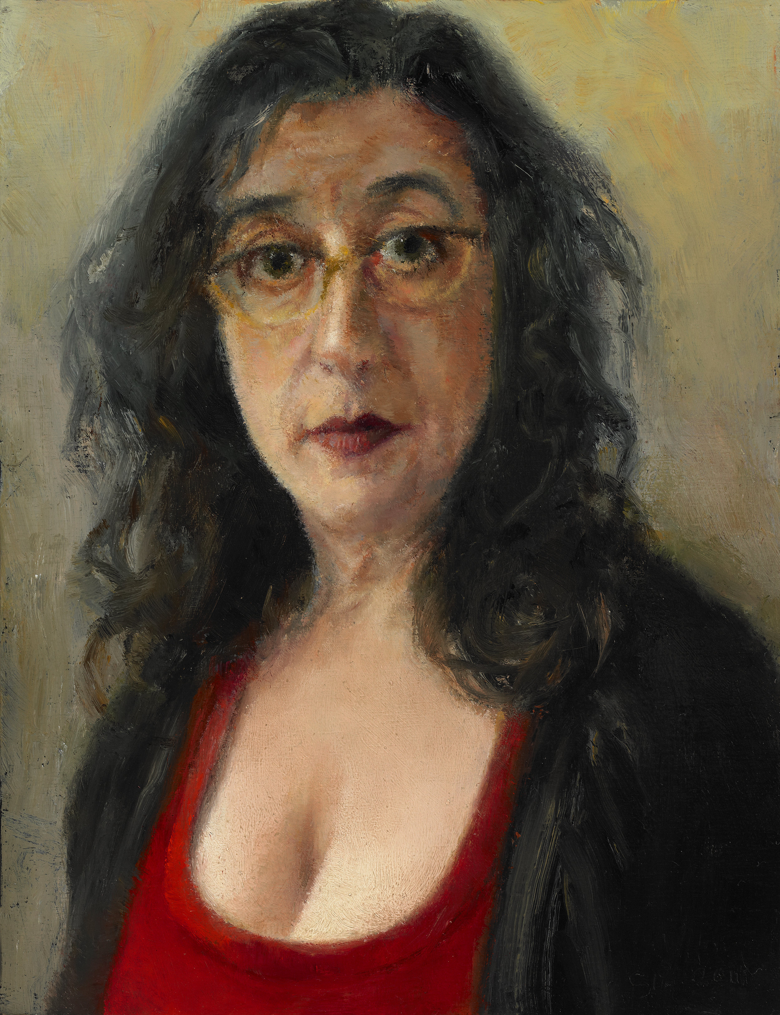   Ellen Eagle I , Oil on wood Panel, 2011, 6 1/2" x 5" 