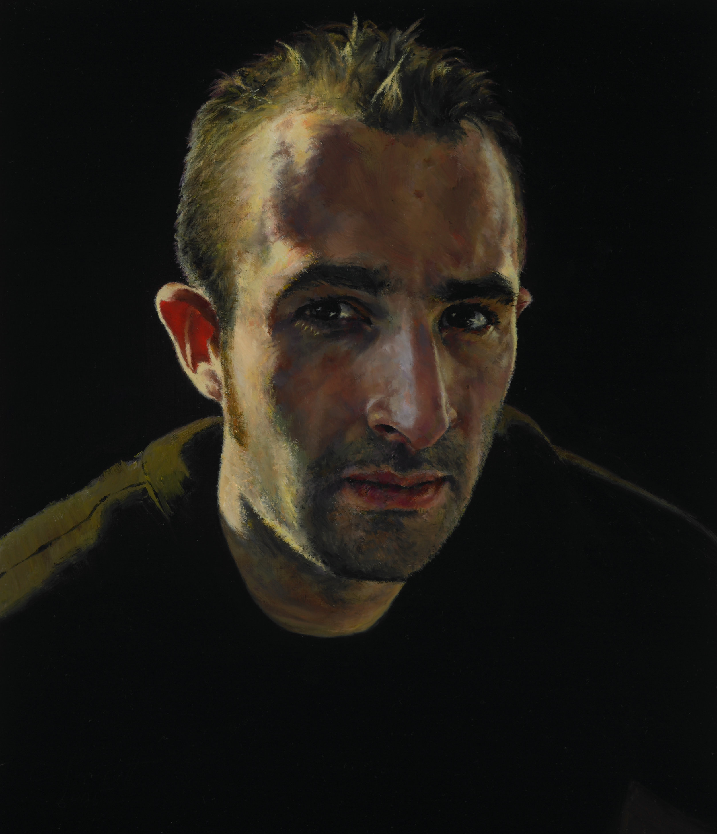   Peter , Oil on Wood Panel, 2006, 14" x 12", Private Collection 