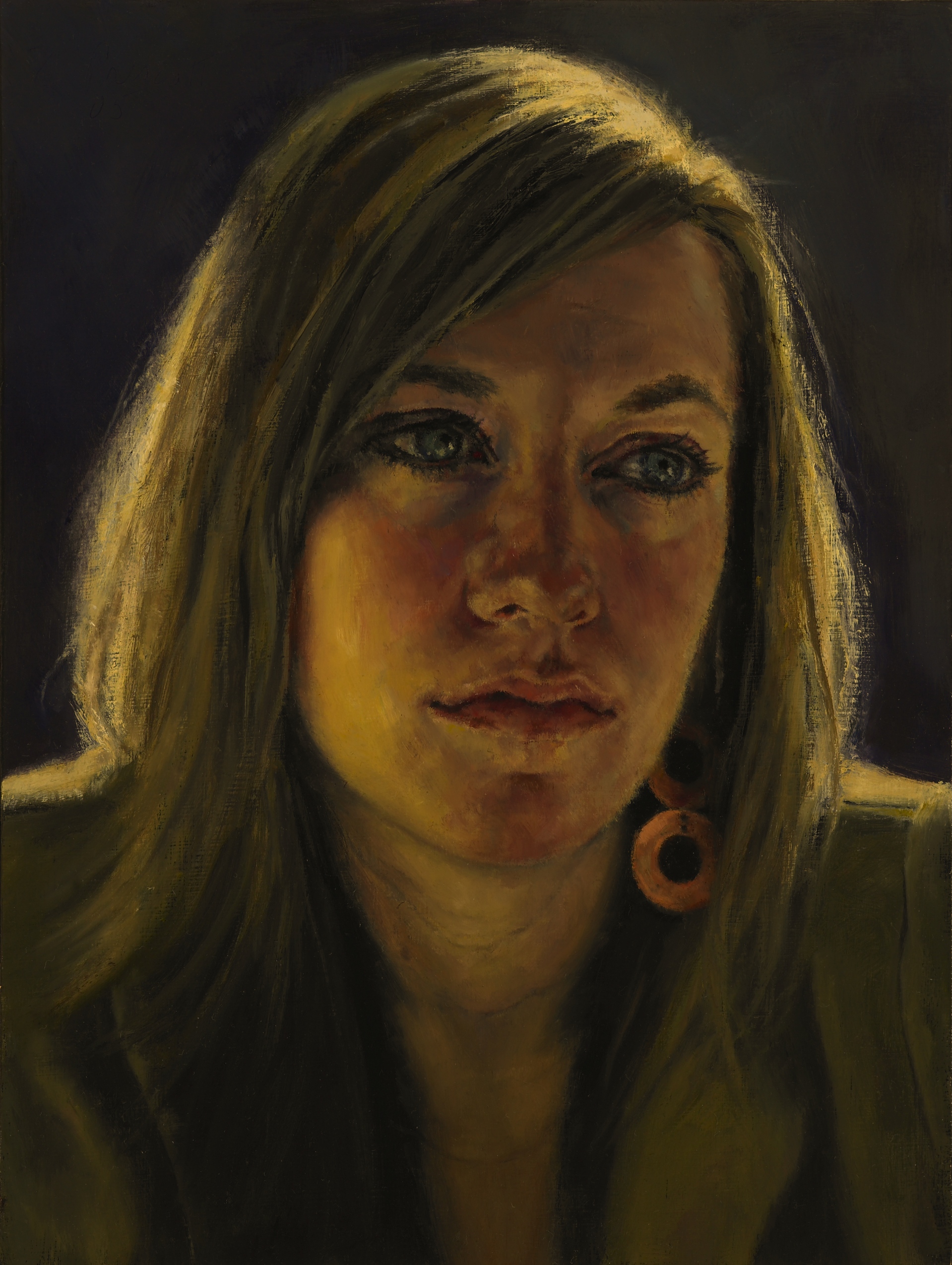   Grace , Oil on Wood Panel, 2005, 12" x 9", Private Collection 