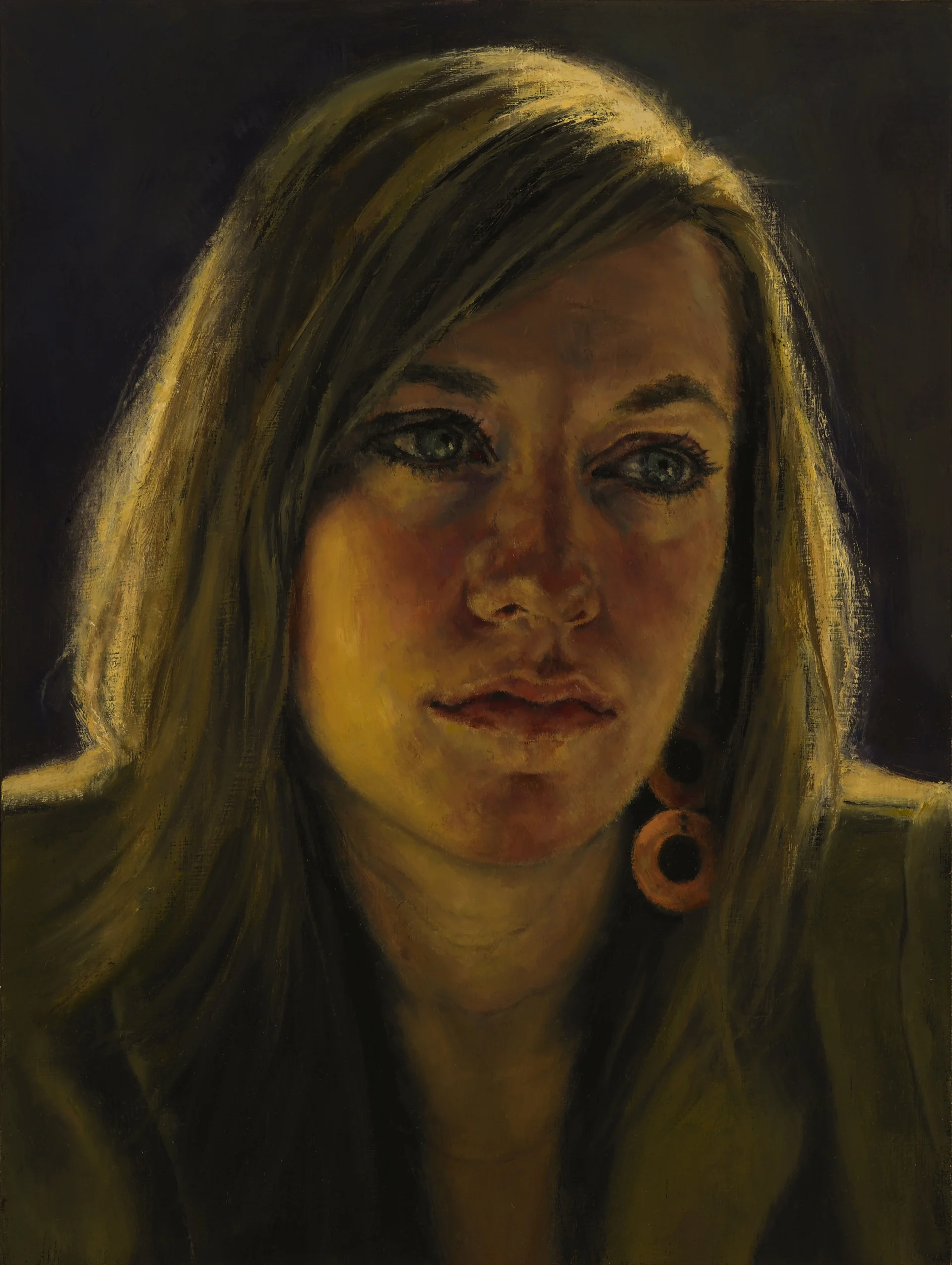 Grace , Oil on Wood Panel, 2005, 12" x 9", Private Collection