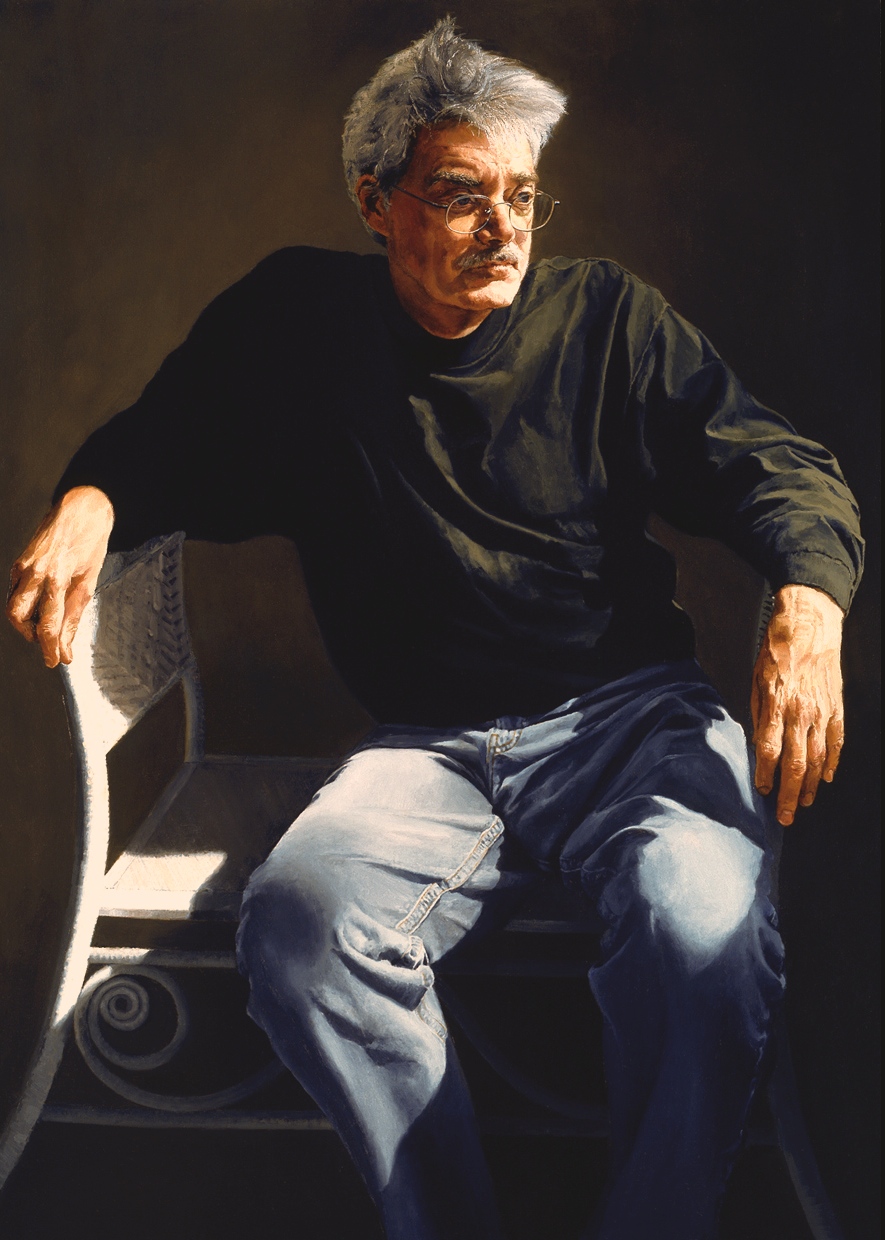   Wild Bill , Oil on Canvas, 2002, 50" x 36", Collection Pennsylvania College of Technology 