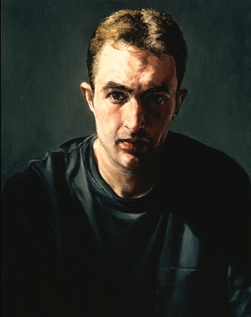   The Artist as a Young Man: Portrait of Peter  Oil on Canvas, 2002, 28" x 22", Private Collection 