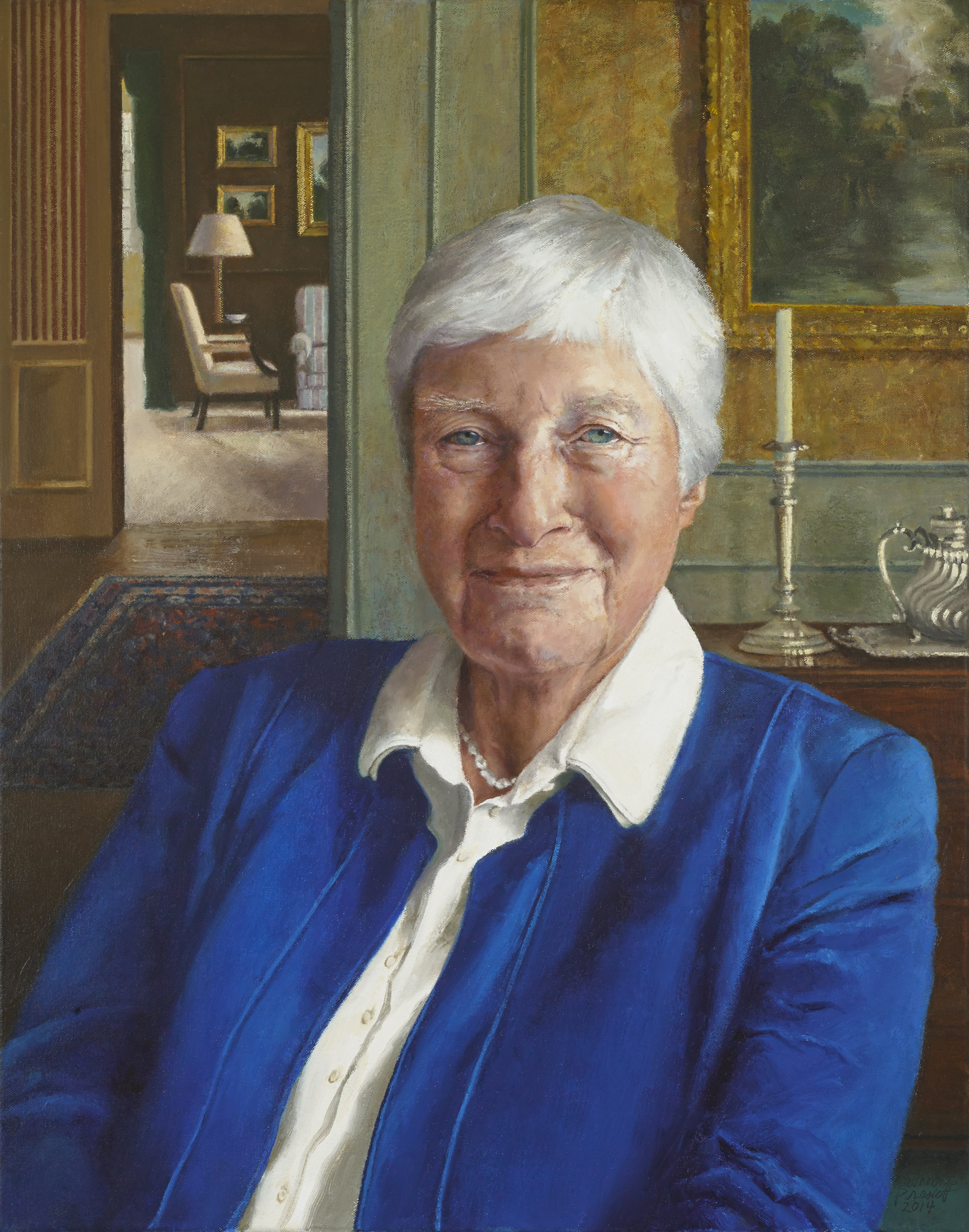   Josephine Small Schmidt Appell , Oil on Canvas, 24" x 19", 2014  Public Collection, York College, York, PA 