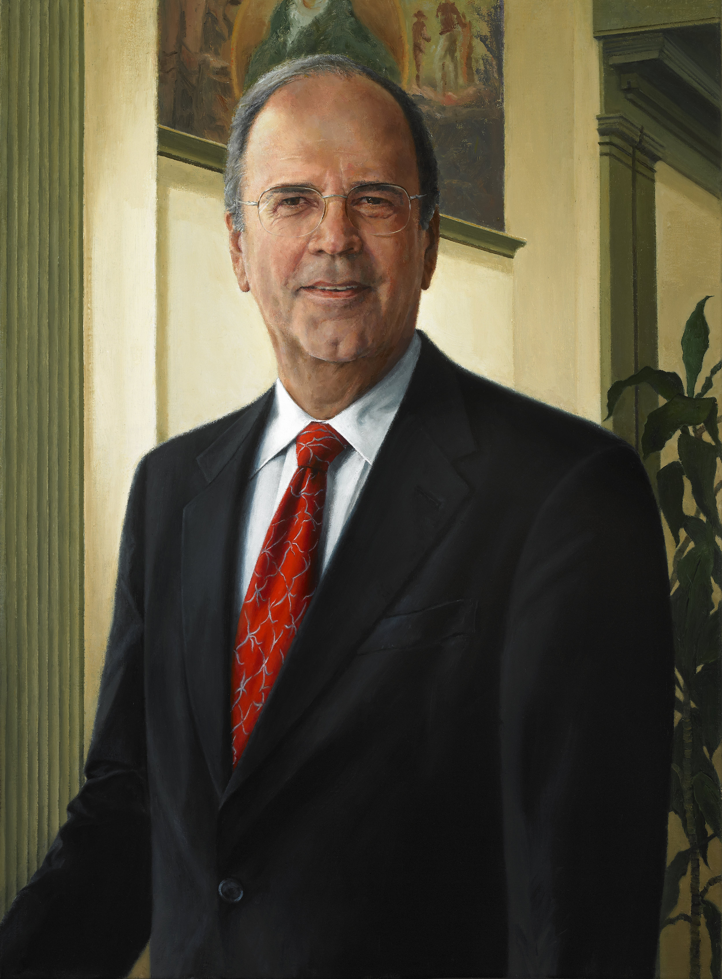   R. Scott Smith, Jr., Chairman and Chief Executive Officer, Fulton Financial Corporation , Oil on canvas, 2012, 30" x 22"  Private Collection, Fulton Financial Corporation, Lancaster, PA 