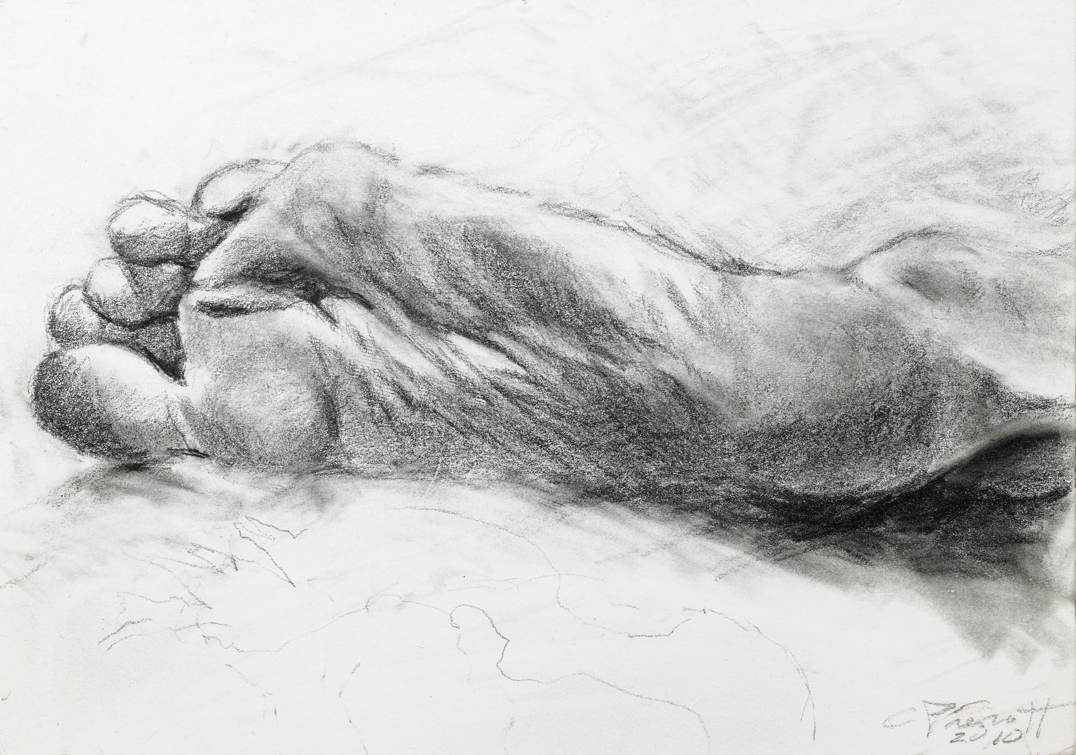  Study, graphite on paper, 7"x10", 2010 