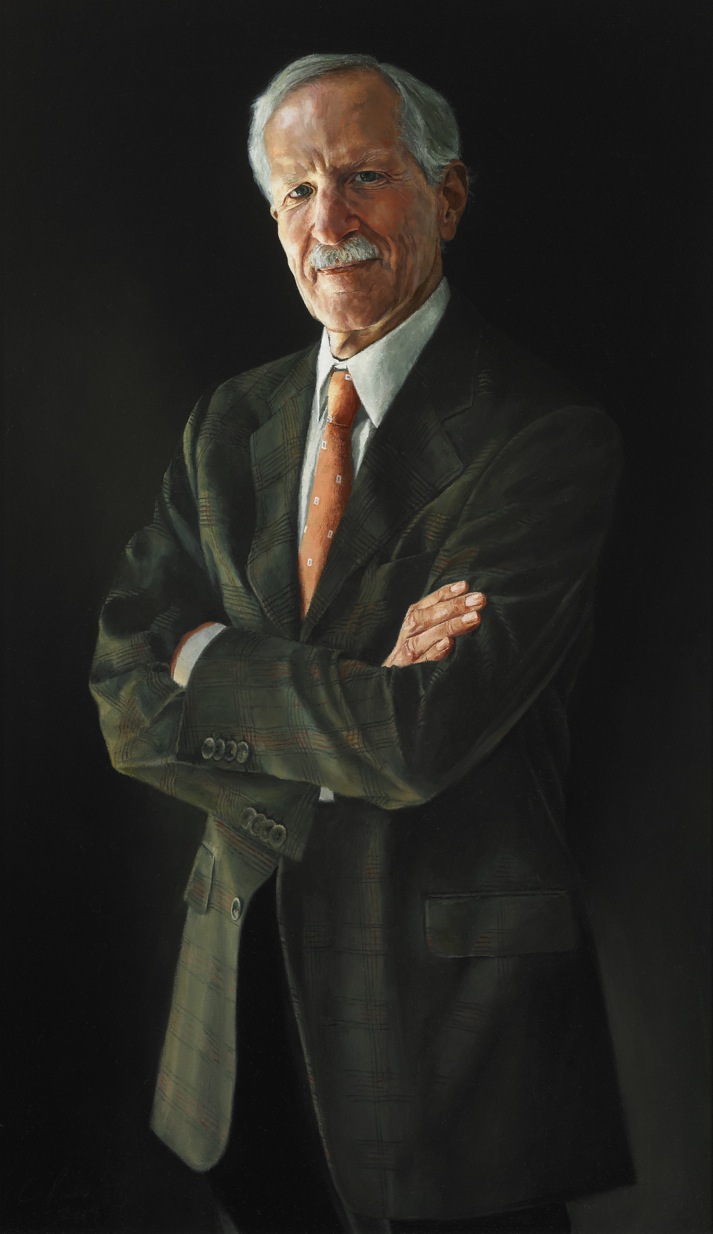   Martin Murray, Architect , Oil on Canvas, 2004, 36" x 21"  Private Collection 