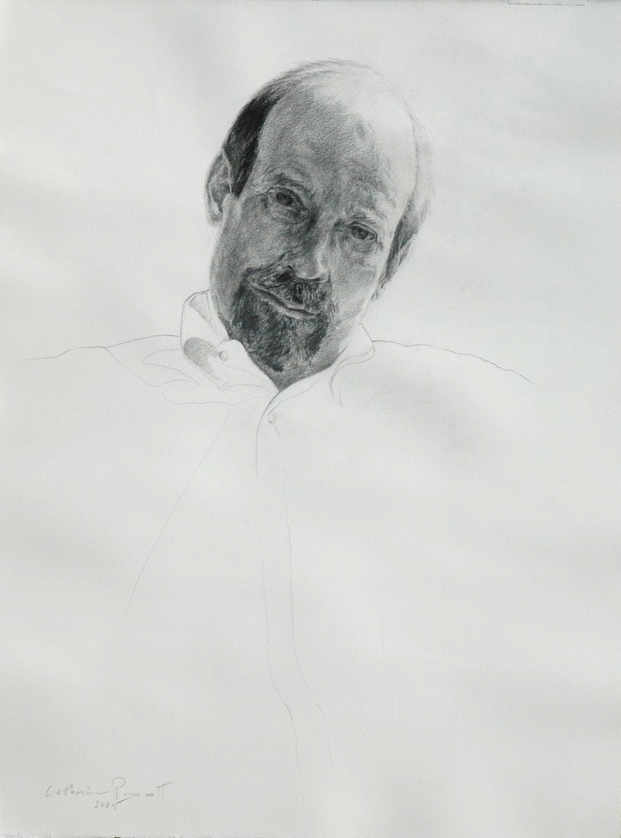   You See Me: Portrait of Ted , Graphite on Paper, 2005, 22" x 16.75" 