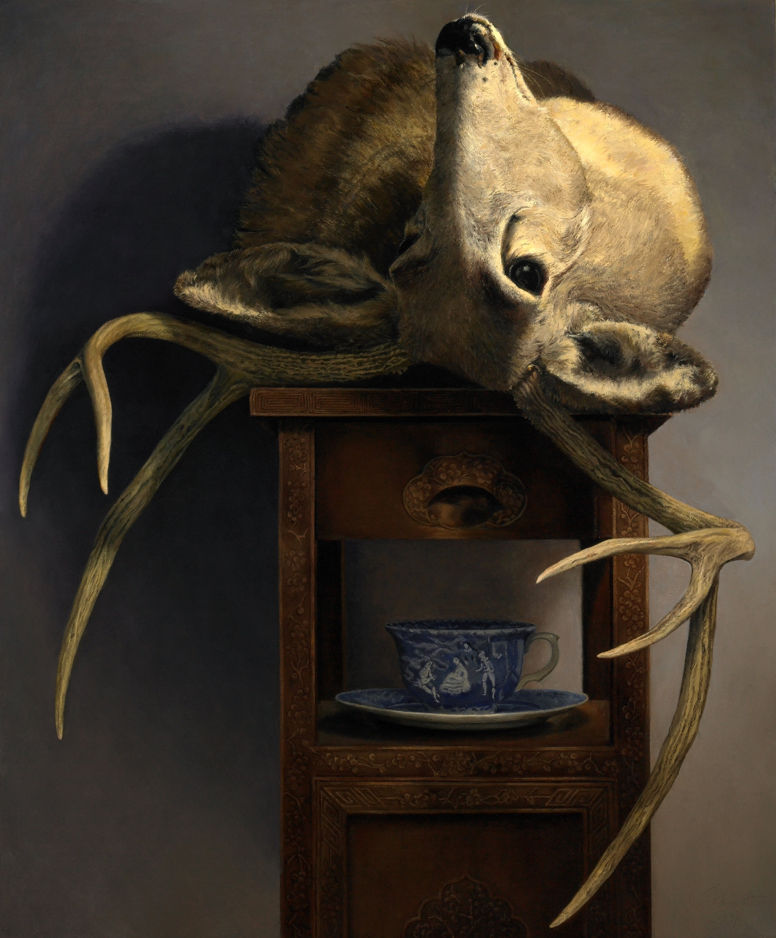   Death is Not a Domesticated Pet , Oil on Canvas, 2009, 36"x30" &nbsp;Private Collection 