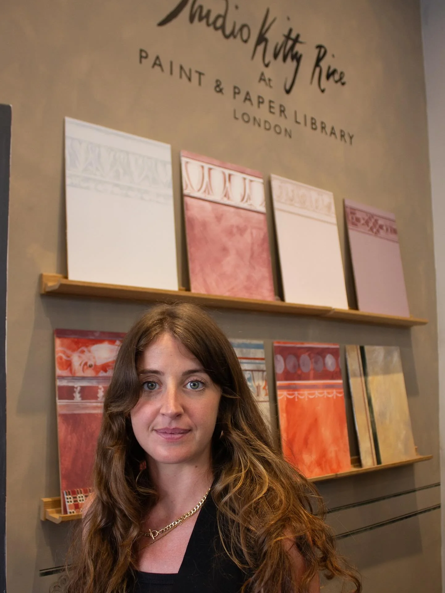 Kitty Rice will be at Paint Library London, 3 Elystan Street, on Tuesday 8th July from 5 &ndash; 7pm where her work is currently on show until 12th July 2025.  Please come and see her at work, ask questions, talk colour, paint, design and finishes wi