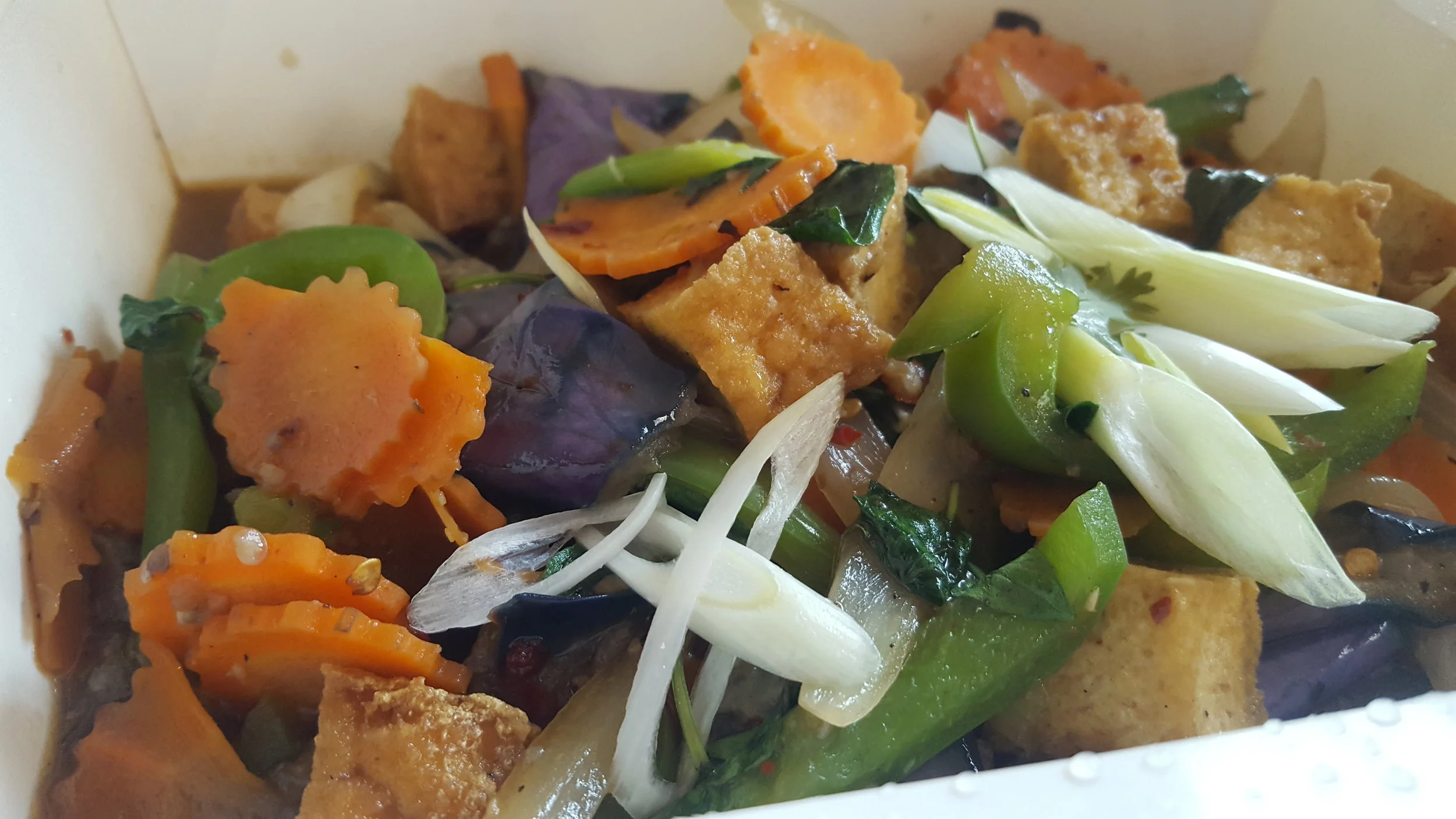 Spicy eggplant w/ tofu