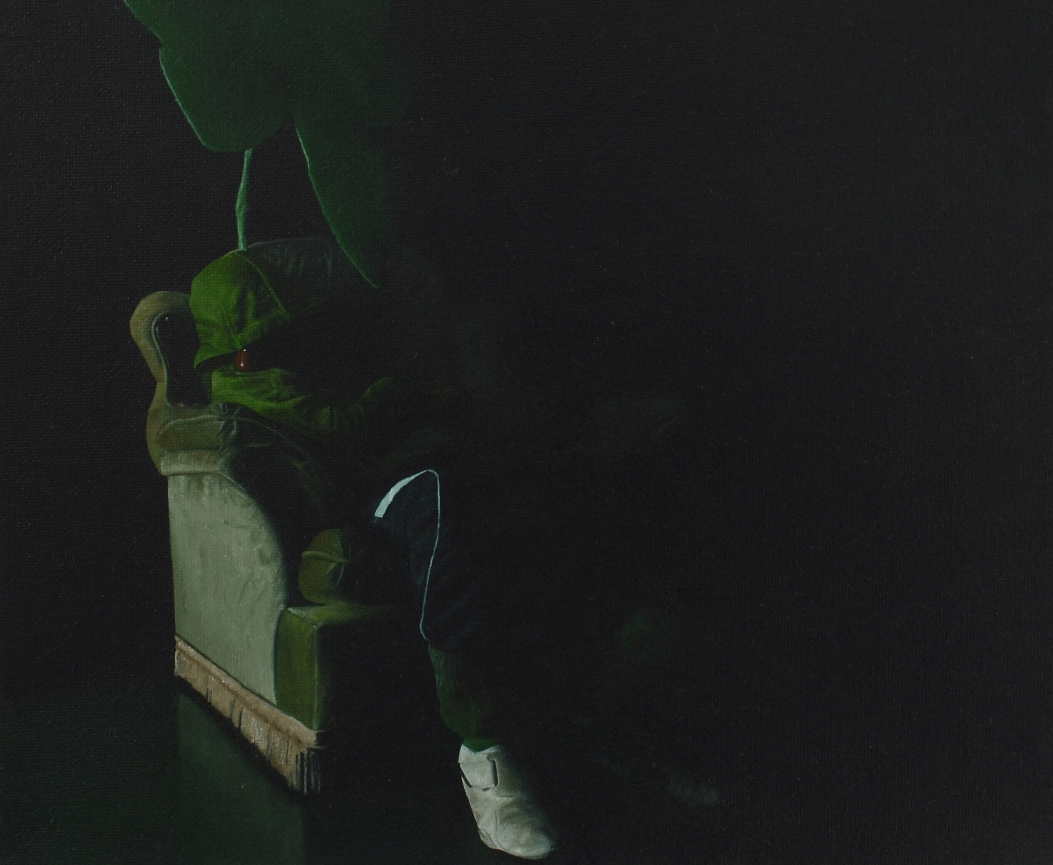 One of the 4 paintings That I have in A Painted Otherworld , One Who Can Reveal Hidden Treasure