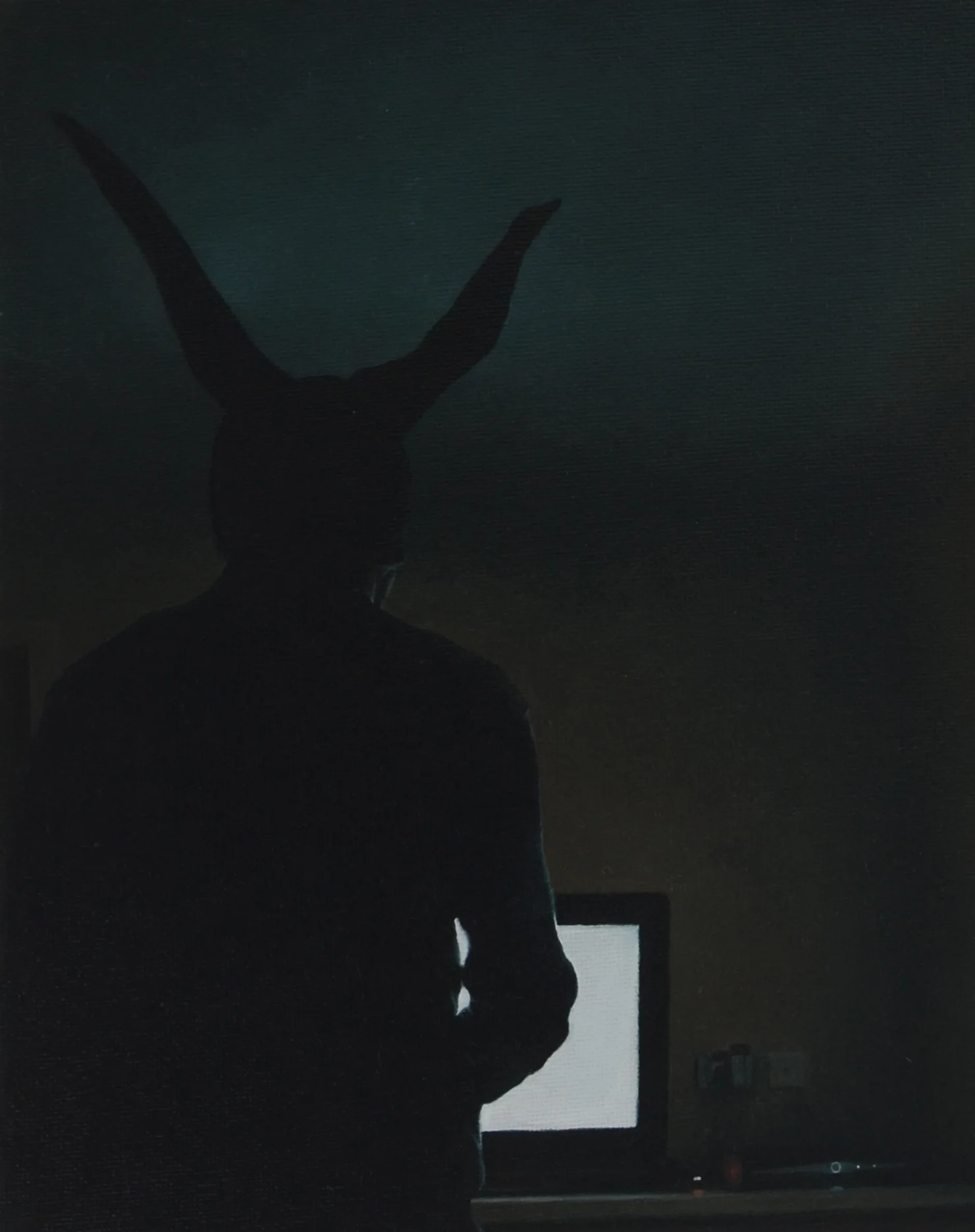 Hilltop Domain , Oil on Canvas, 2018. One of the paintings on display in the exhibition