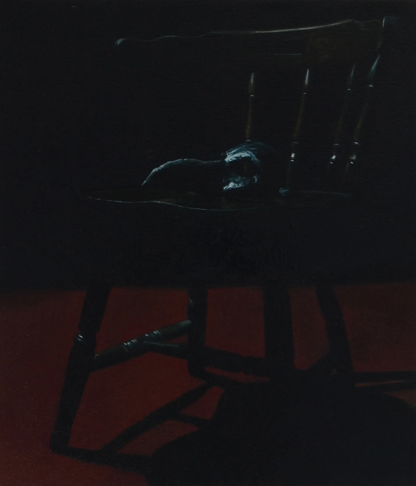 To the Unknown Spectator , one of the 2 oil paintings that I have in Soul Noir