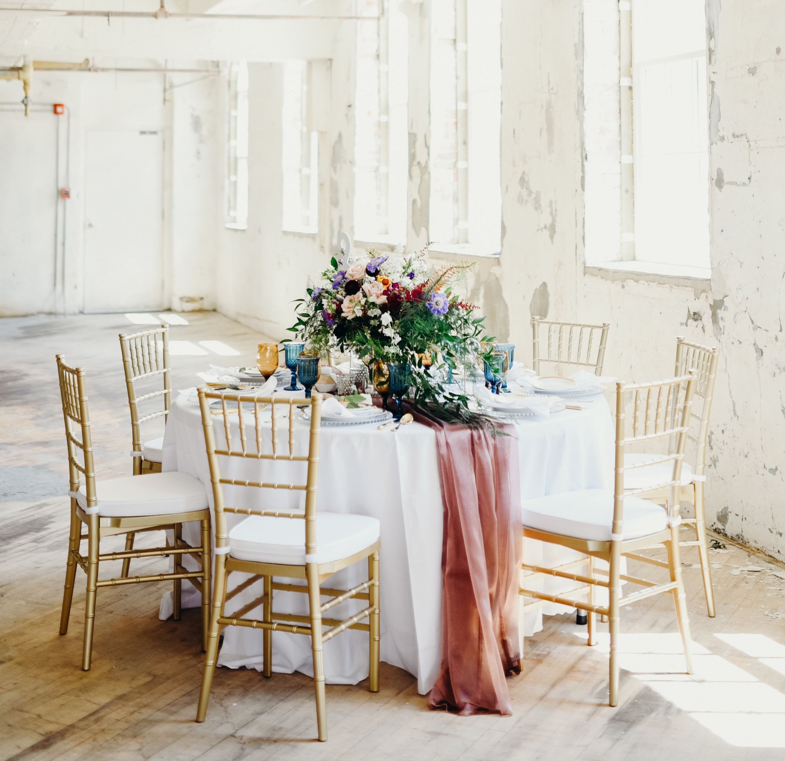 Romantic table setting 